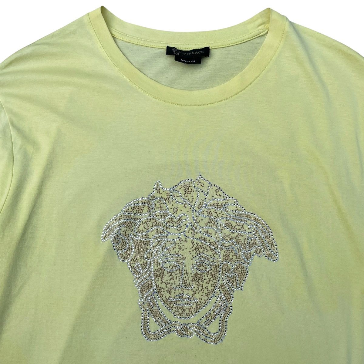 Versace Versace Medusa Taylor Fit Crystal and Stud Embellished Shirt Size US XL / EU 56 / 4 - 3 Thumbnail