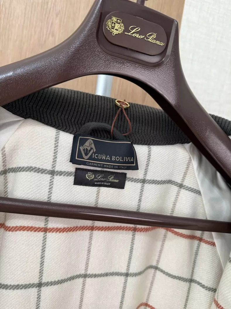 Loro Piana LORO PIANA Excellent classic pilot's lamma jacket Size US XL / EU 56 / 4 - 5 Thumbnail