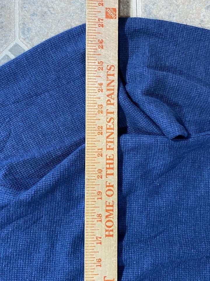 Levi's Vintage 90s Levis faded waffle knit thermal Henley blue Size US XL / EU 56 / 4 - 5 Thumbnail