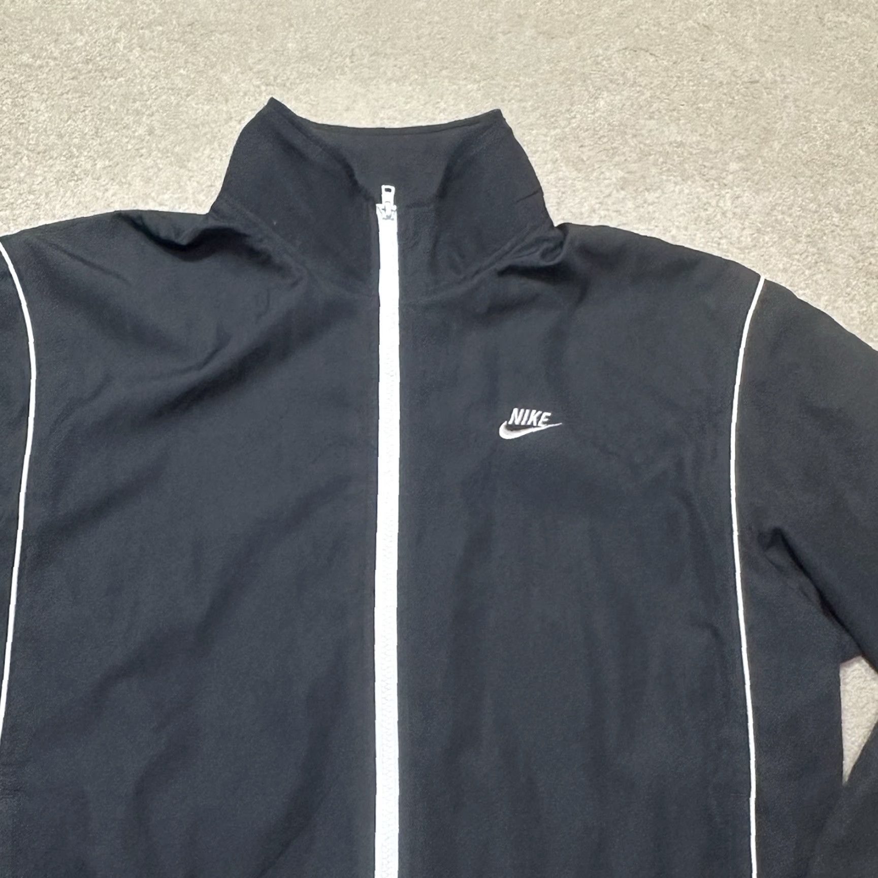 Nike Nike Windbreaker Track Jacket Mens Large Black Nike Air Track Jacket Mens Large Black Size US L / EU 52-54 / 3 - 3 Thumbnail