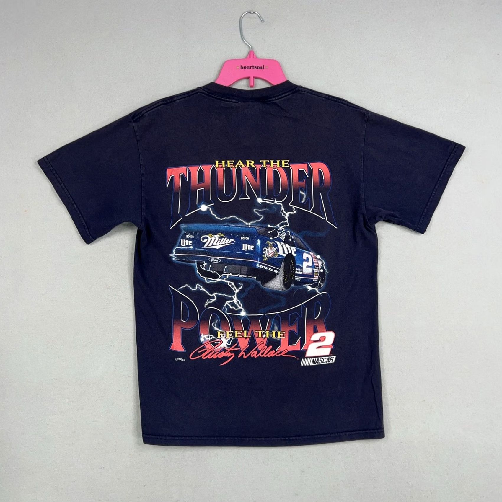 Chase Authentics Vintage Nutmeg NASCAR Rusty Wallace Miller Thunder Lightning Shirt Mens Medium Size US M / EU 48-50 / 2 - 7 Thumbnail