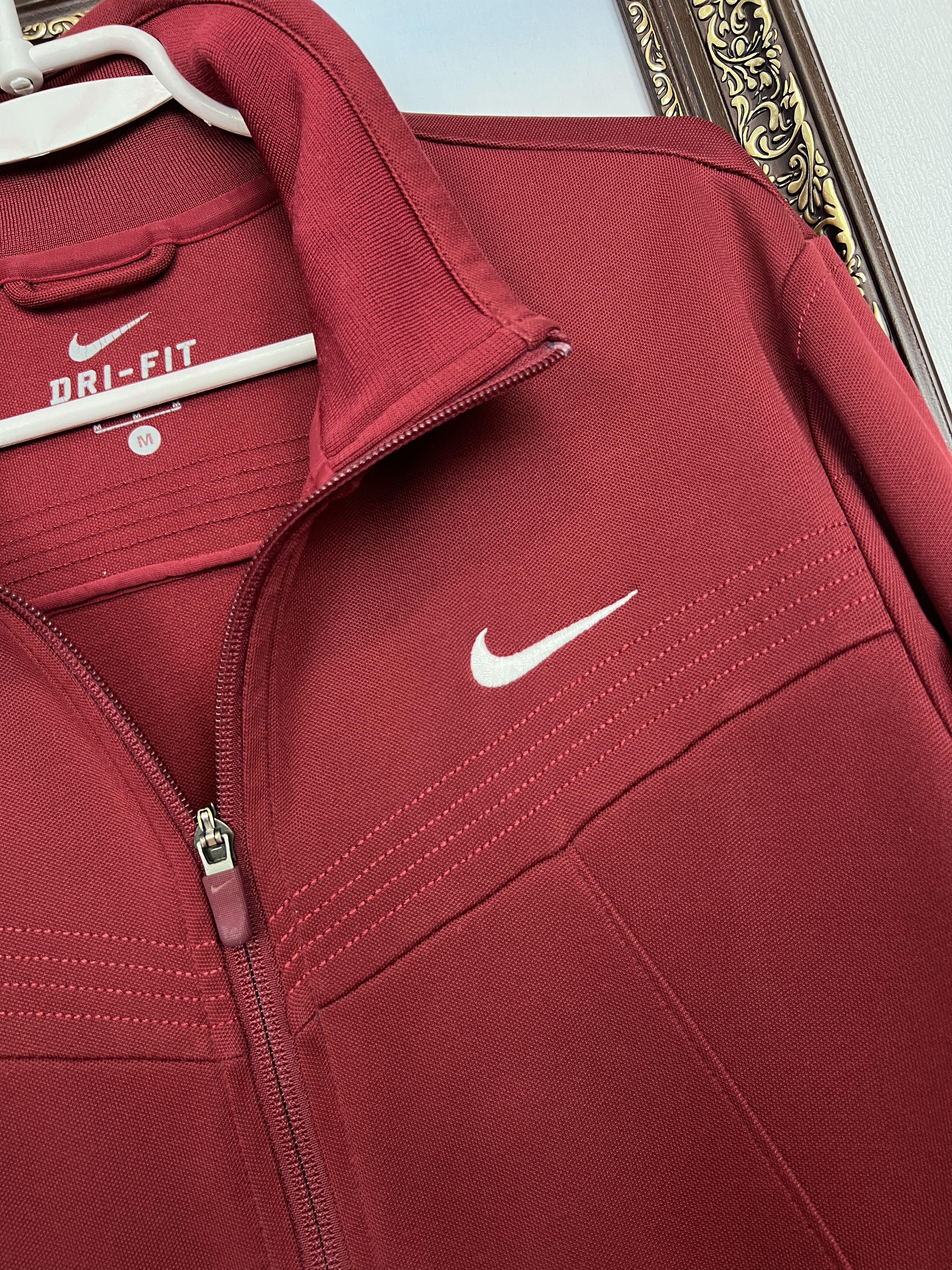 Nike Nike Roger Federer RF 2011 French Burgundy Tennis Jacket Size US M / EU 48-50 / 2 - 3 Thumbnail