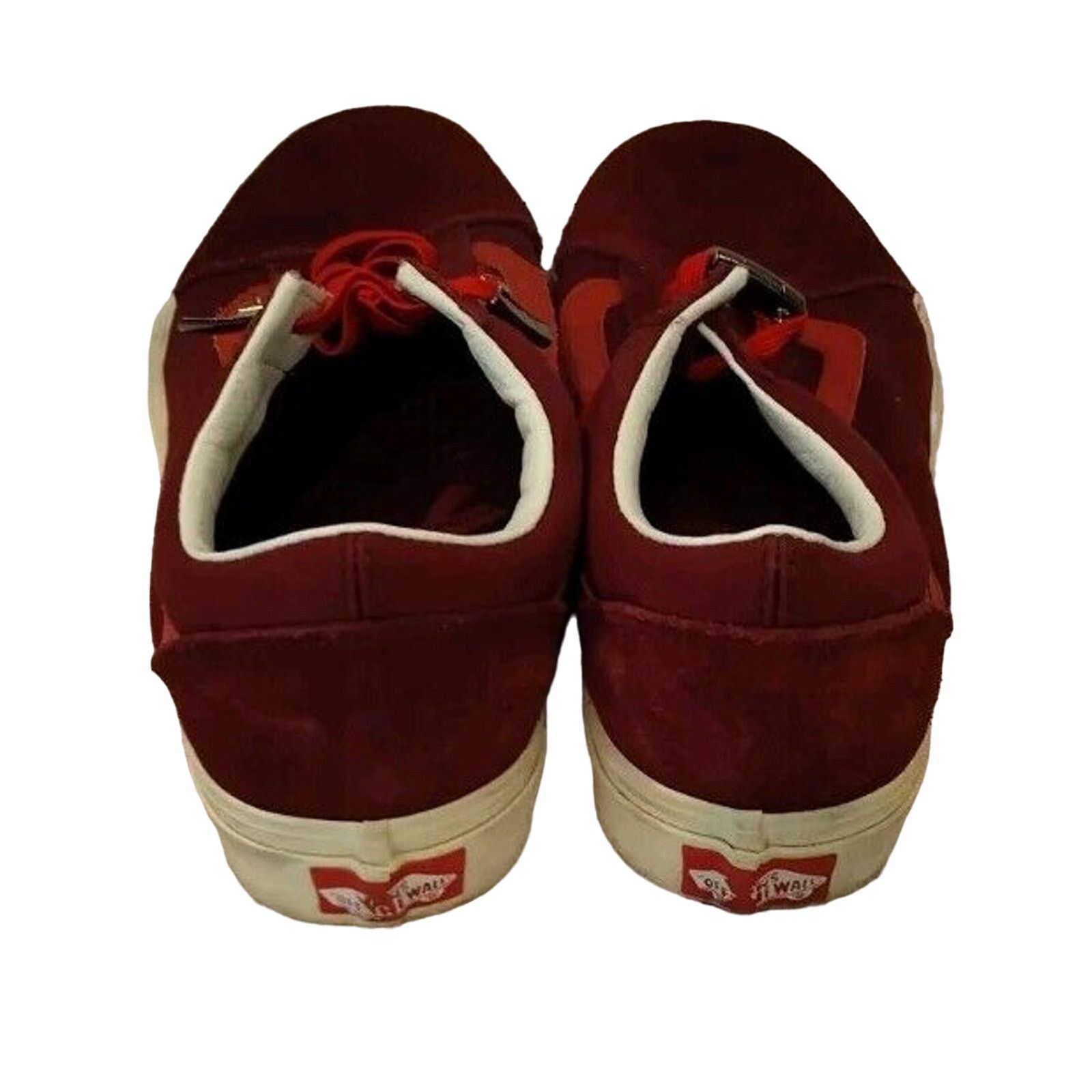 Vans Vans Off The Wall Maroon Suede Skate Shoes Men's Size 5.5 Size US 5.5 / EU 38 - 4 Thumbnail