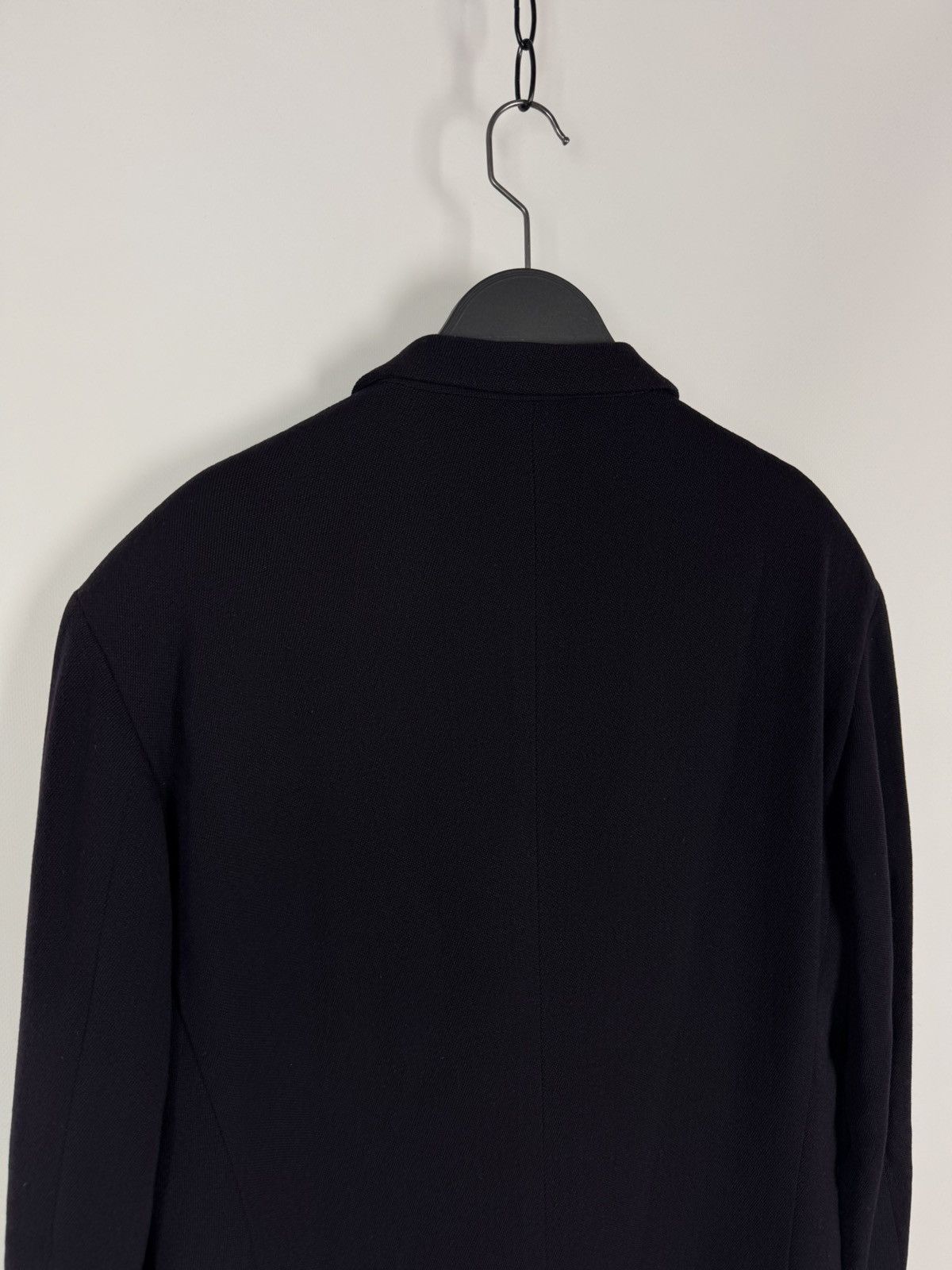Emporio Armani 70-80’s Vintage Emporio Armani Wool Classic Blazer Jacket Size 44R - 10 Thumbnail