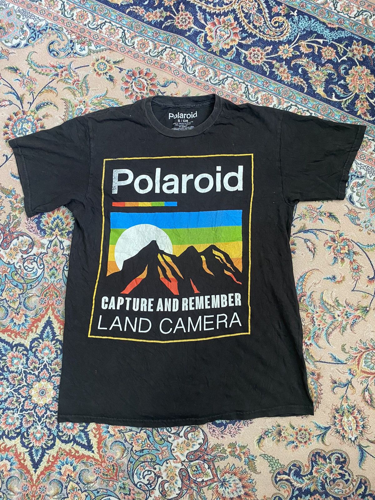 Polaroid × Vintage Vintage Polaroid Big Center logo Capture And Remember Tshirt Size US S / EU 44-46 / 1 - 1 Thumbnail