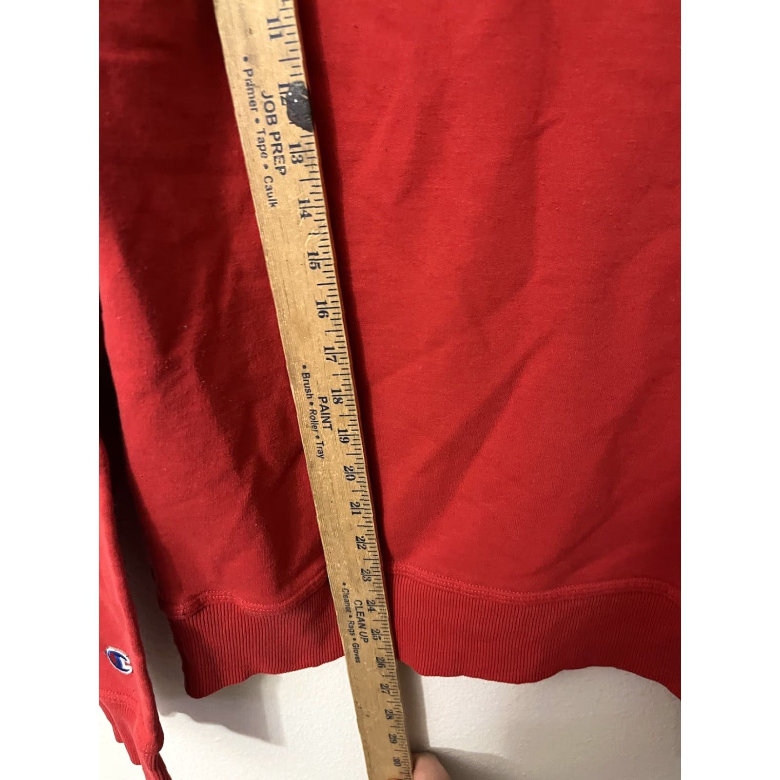 Champion Champion Hoodie Mens Size Small Red Logo Hooded Pullover Sweatshirt Regular Fit Long Sleeve Training Gym CardLogo 90s? Size US S / EU 44-46 / 1 - 4 Thumbnail