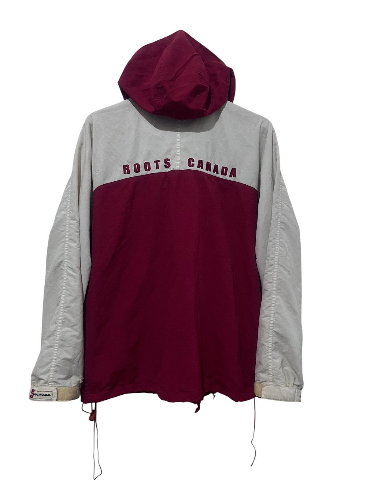 Roots Roots Canada Vintage Hooded Windbreaker Jacket Size US XL / EU 56 / 4 - 3 Thumbnail