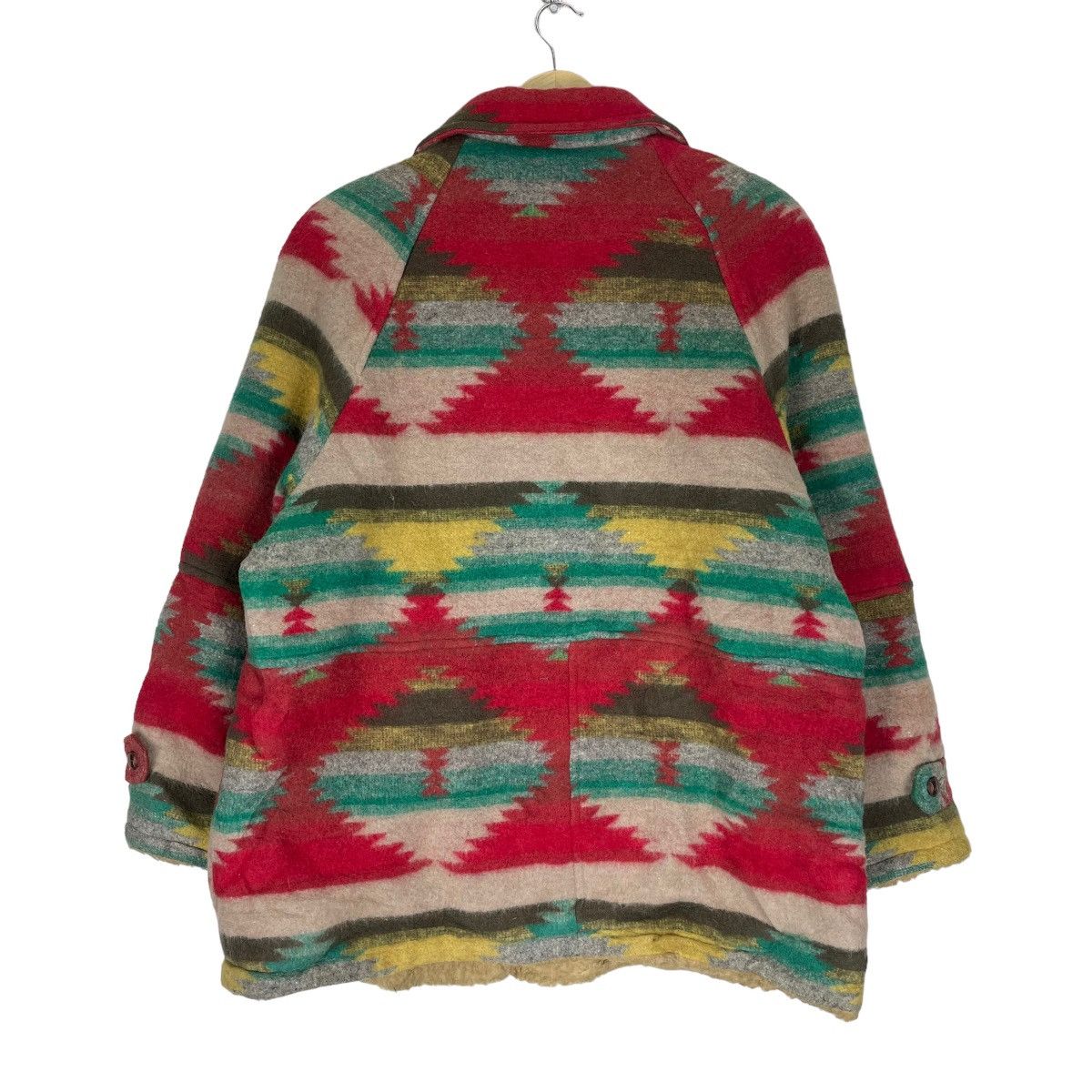 Japanese Brand × Native ☀️YOKOHAMA STAFF Y.S NATIVE SHERPA WOOL BUTTON JACKET Size US M / EU 48-50 / 2 - 7 Thumbnail