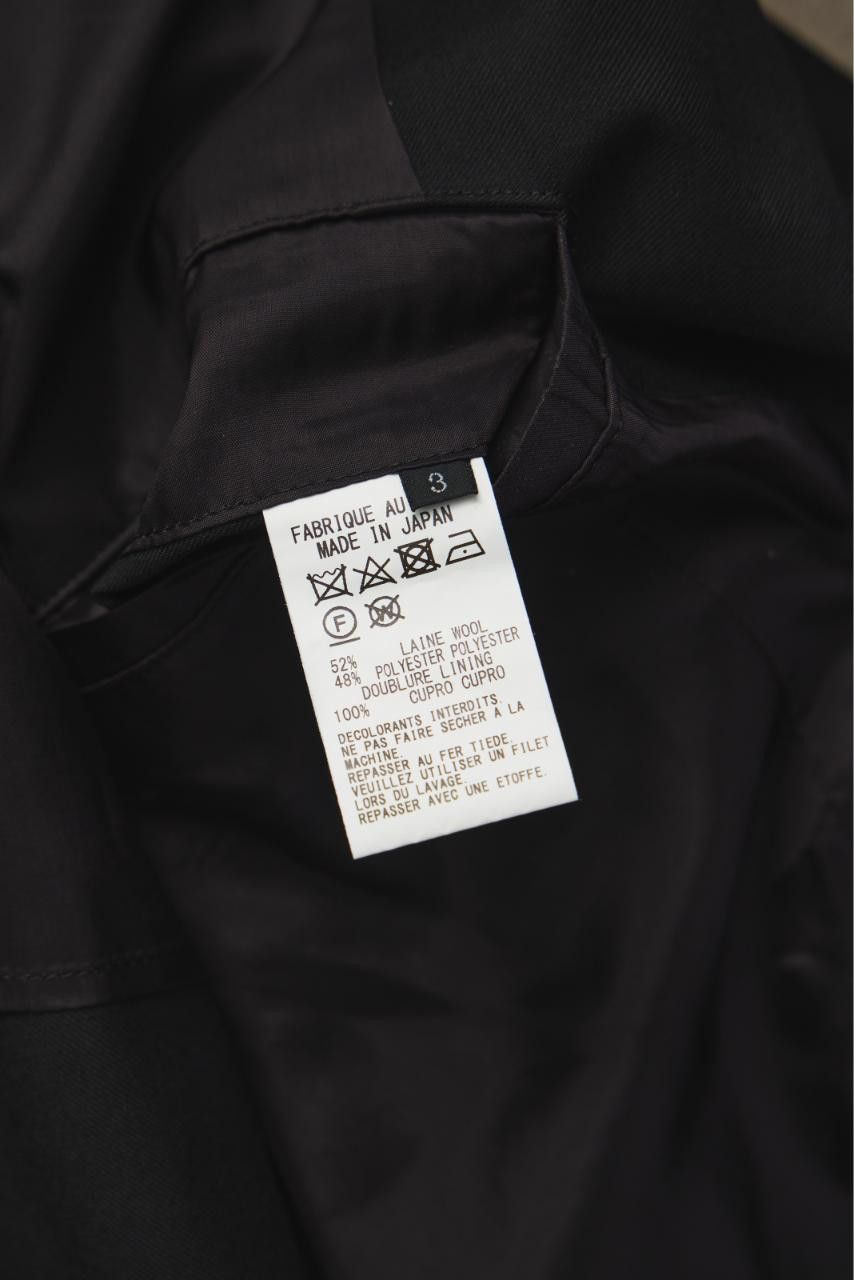 Yohji Yamamoto S'YTE Yohji Yamamoto Wool/Polyester 3-Button Blazer Size 50R - 10 Thumbnail