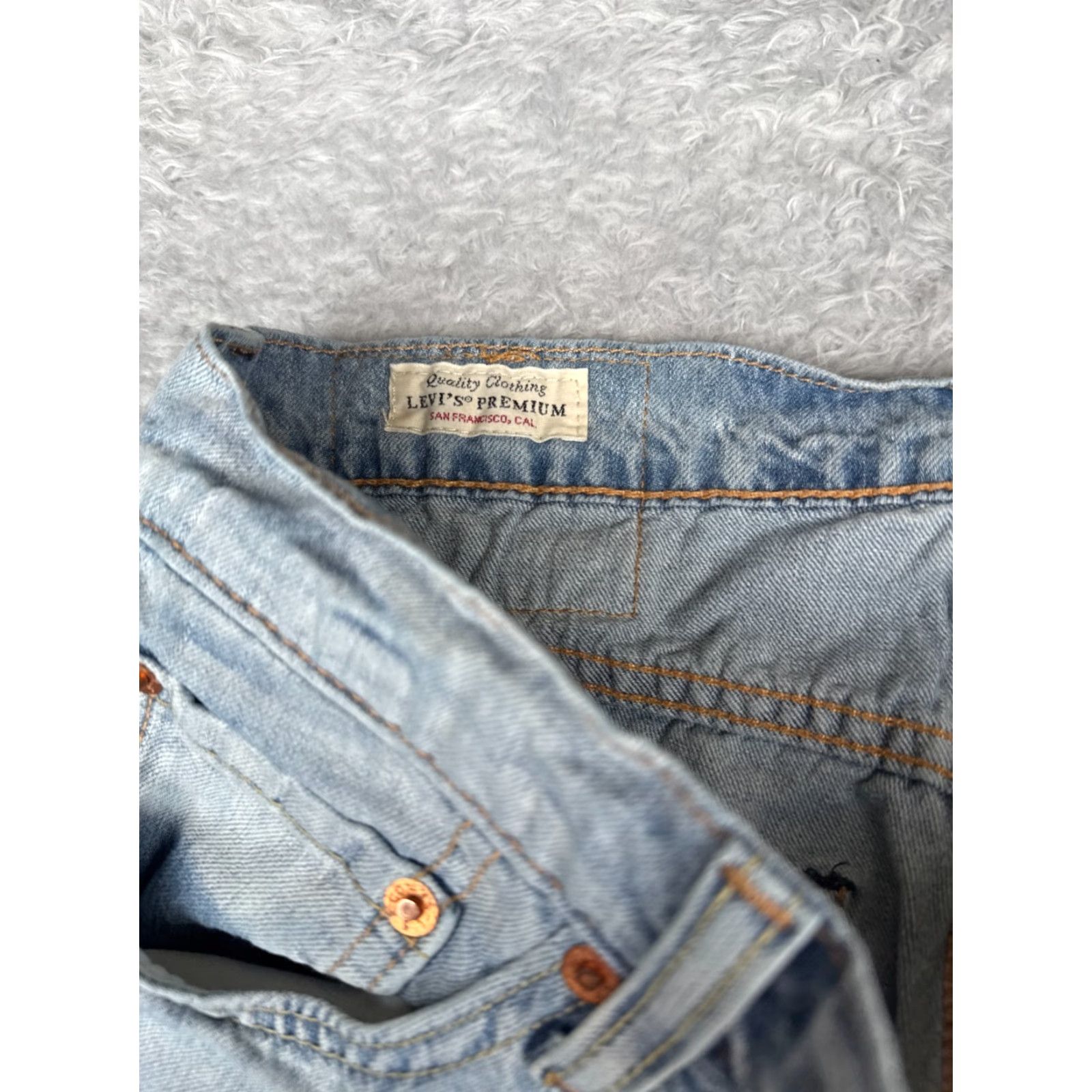 Levi's Levis Jeans Adult 30 Blue Denim Slim Fit Big E 511 Cotton Premium 30x32 Size US 30 / EU 46 - 6 Thumbnail