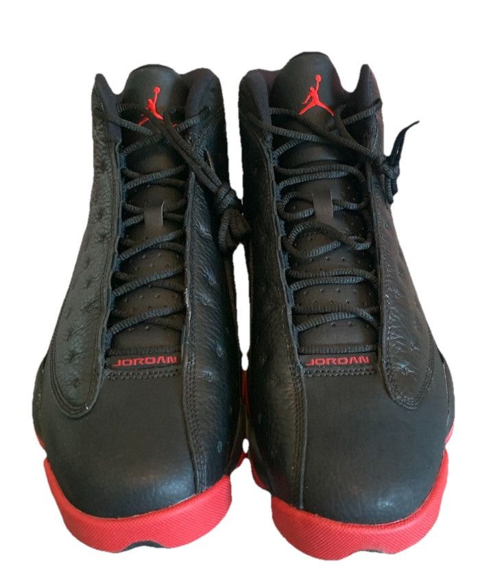 Nike NIKE AIR JORDAN 13 RETRO BLACK RED-BLACK "DIRTY BRED" SZ 12 Size US 12 / EU 45 - 3 Thumbnail