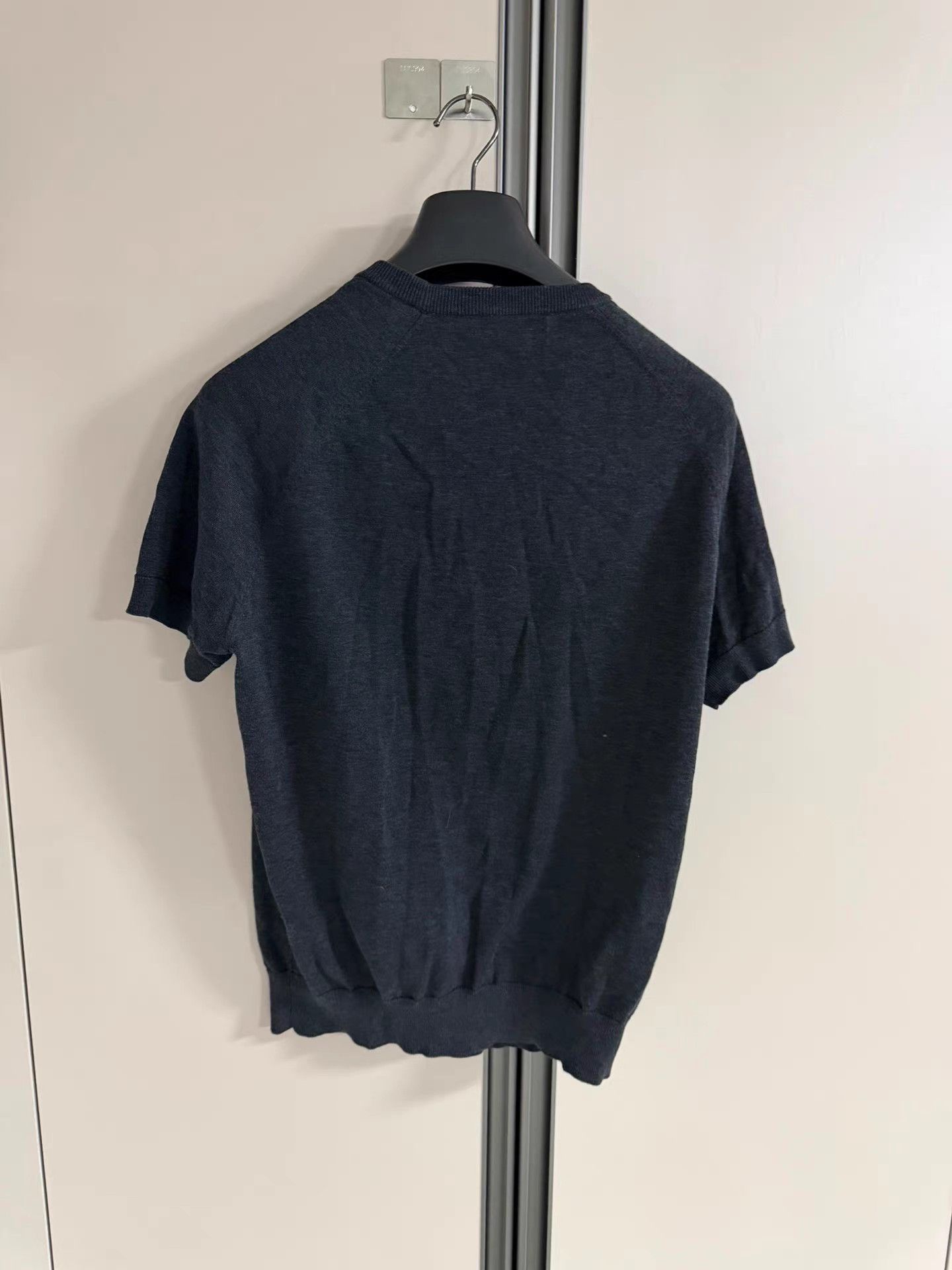 Suitsupply SUITSUPPLY Silk Knit Short Sleeve T-Shirt K18 Size US S / EU 44-46 / 1 - 2 Thumbnail