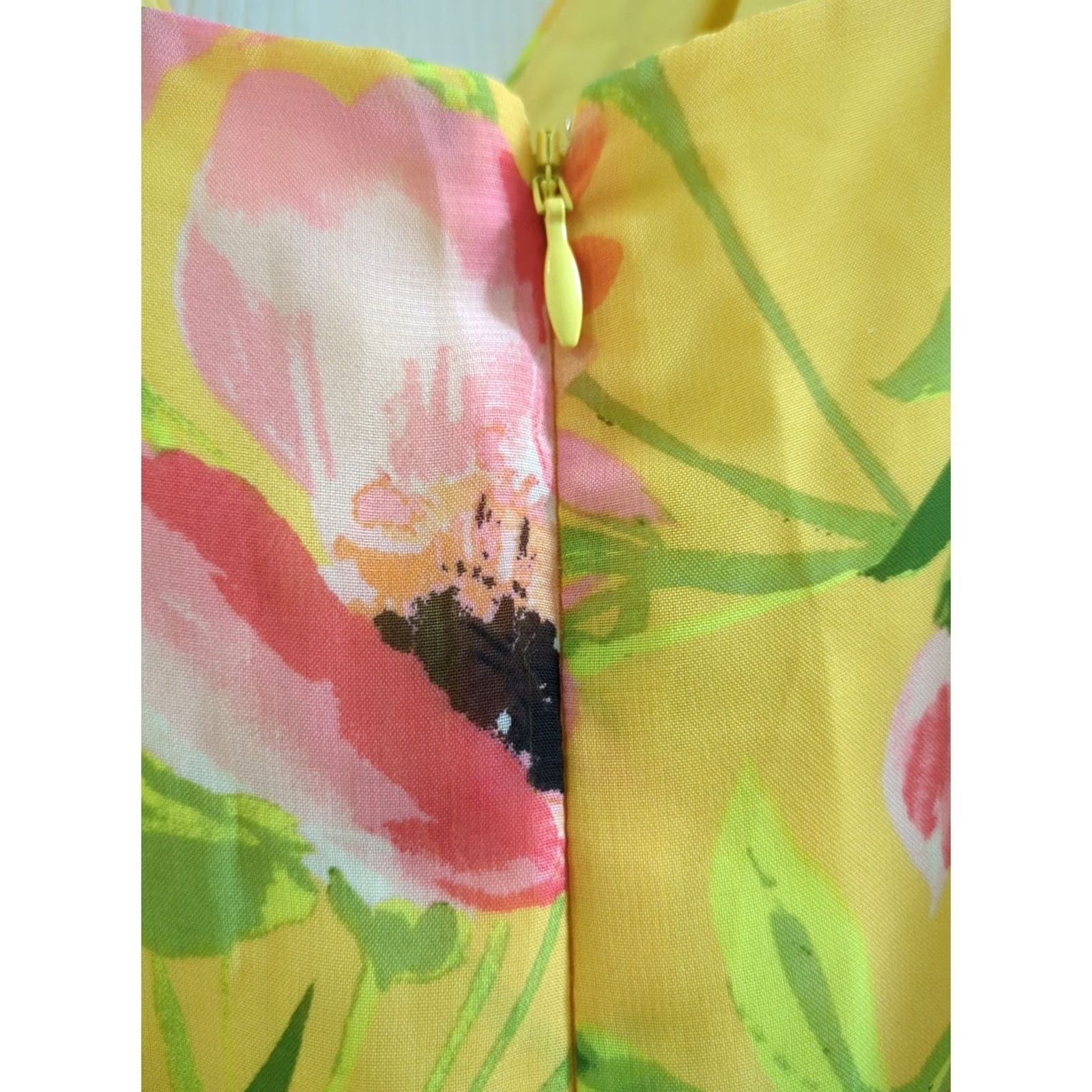 Vince Camuto Vince Camuto Dress Womens 4 A-Line Sundress Midi Floral Multicolor Women's Size S / US 4 / IT 40 - 5 Thumbnail