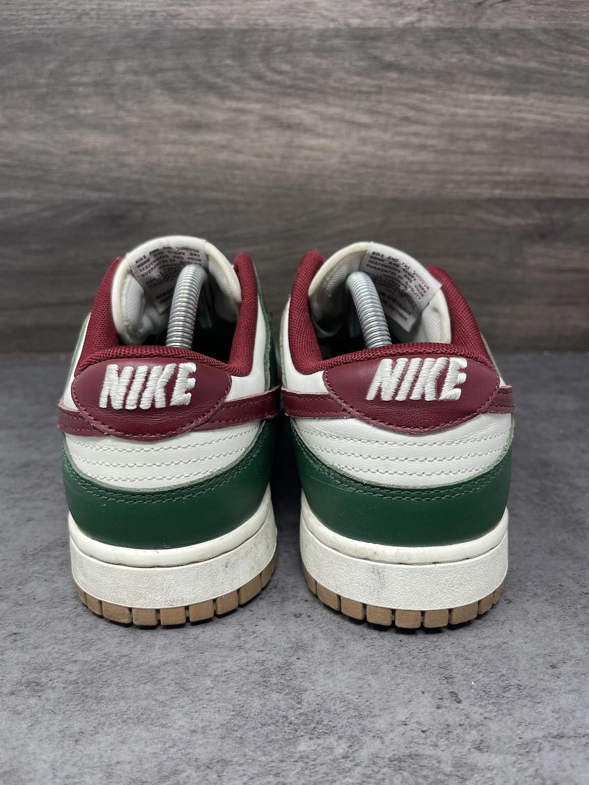 Nike Nike Dunk Low Mens Size 9 Gorge Green Team Red Sneakers Size US 9 / EU 42 - 6 Thumbnail