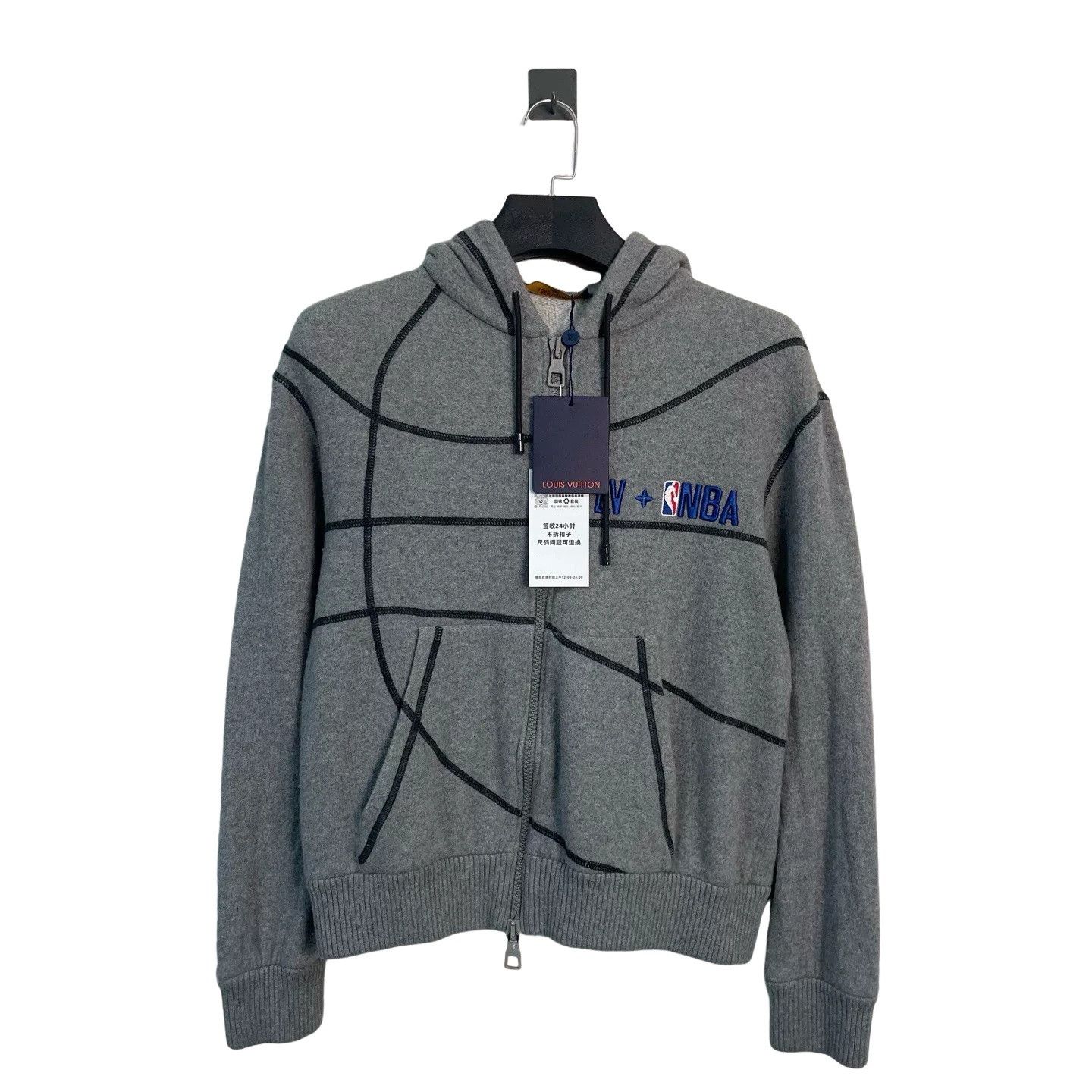 Louis Vuitton Louis Vuitton x NBA Zip Hoodie Size S Size US S / EU 44-46 / 1 - 1 Thumbnail
