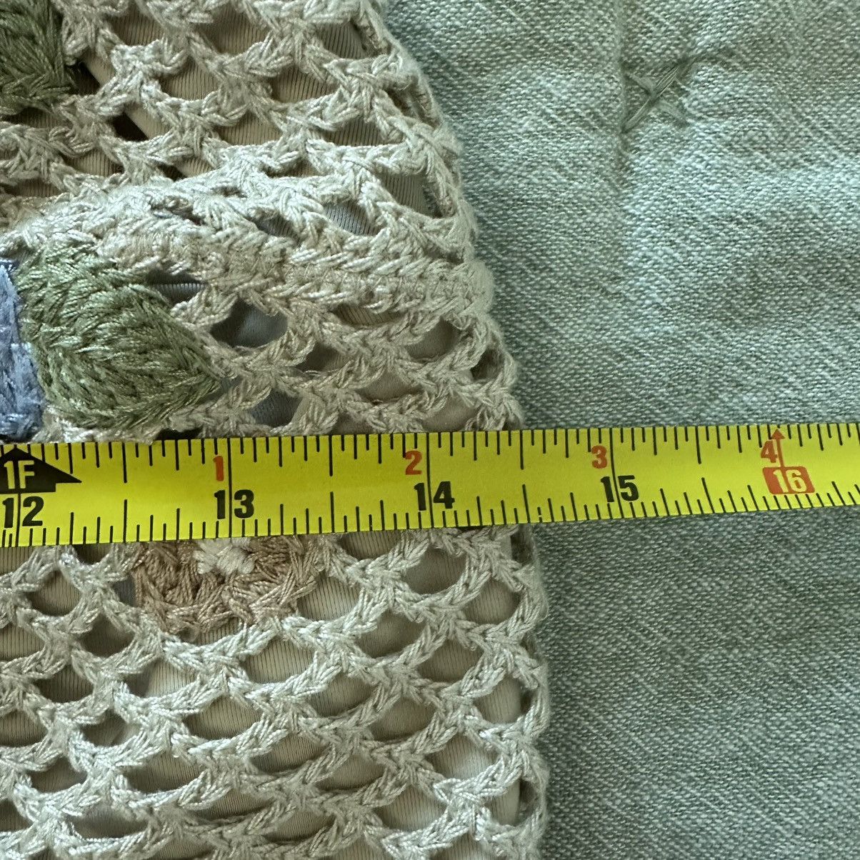 American Eagle Outfitters Aerie Crochet Floral Boho Halter Top Medium Size M / US 6-8 / IT 42-44 - 3 Thumbnail