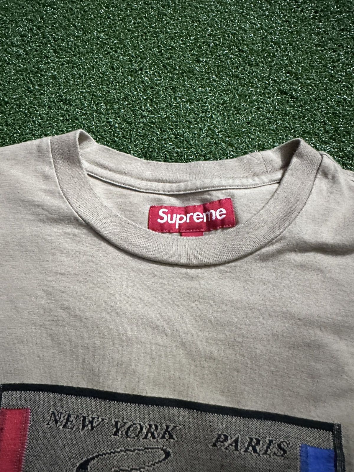 Supreme Supreme Intarsia Label Short Sleeve Tee Size US M / EU 48-50 / 2 - 4 Thumbnail