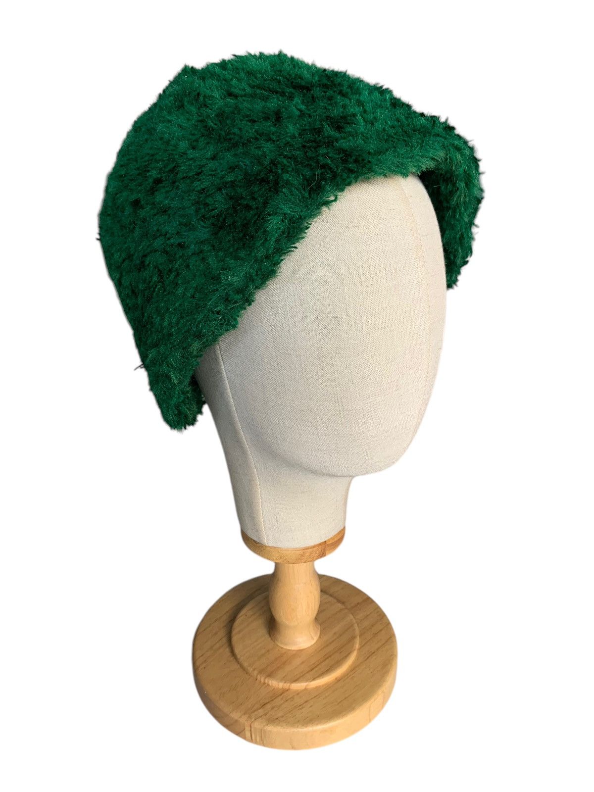 14th Addiction × Japanese Brand Punk Bondage Style Mohair Beanie Hats Size ONE SIZE - 2 Thumbnail