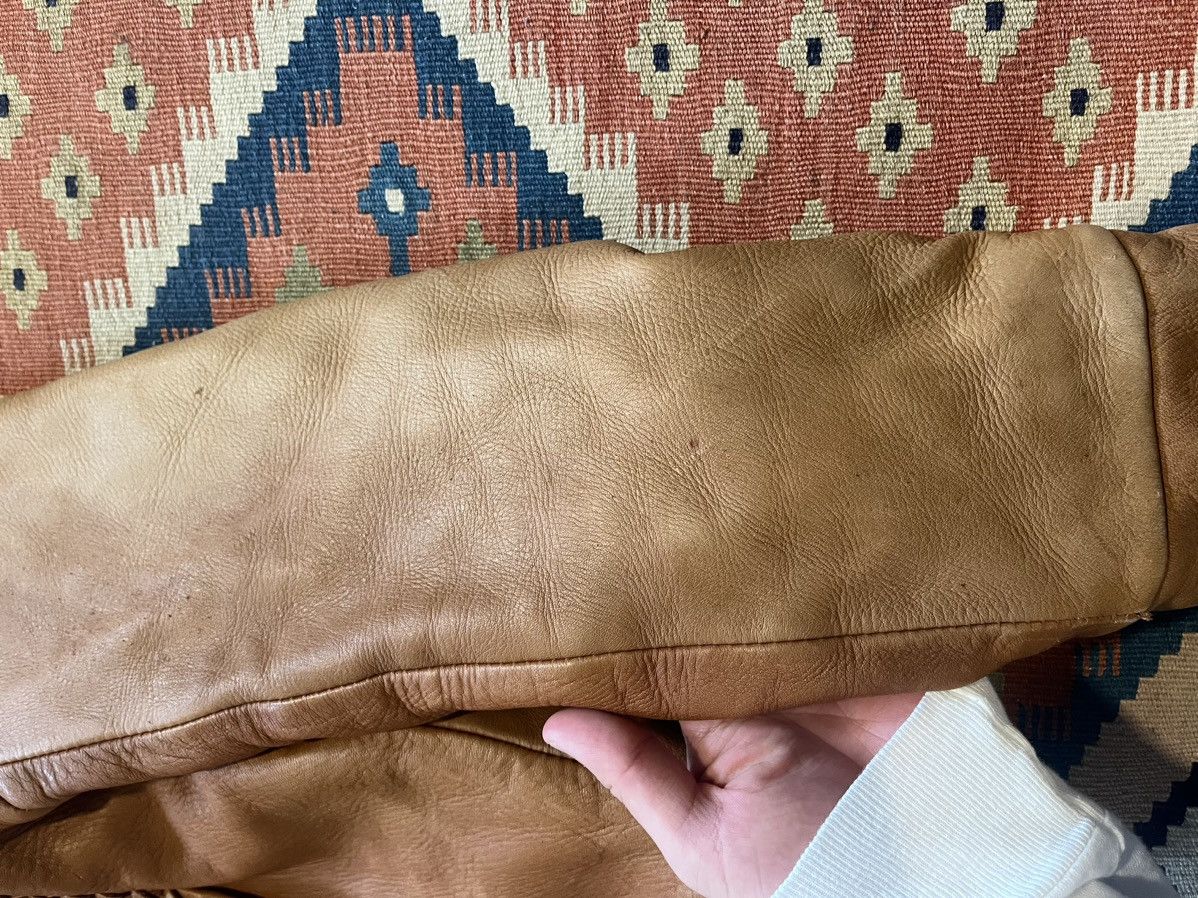 Vintage cropped leather jacket cowboy calf skin RARE 50’s western Size US S / EU 44-46 / 1 - 13 Thumbnail