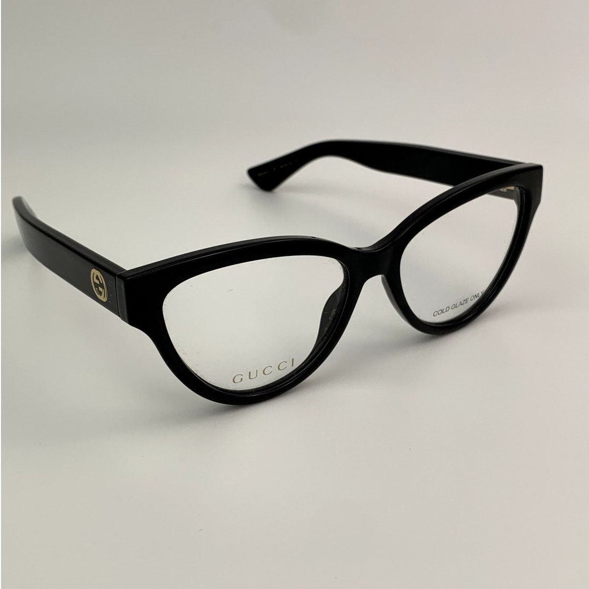 Gucci NEW Gucci GG1581O 001 Black Transparent Women Authentic Size ONE SIZE - 7 Thumbnail