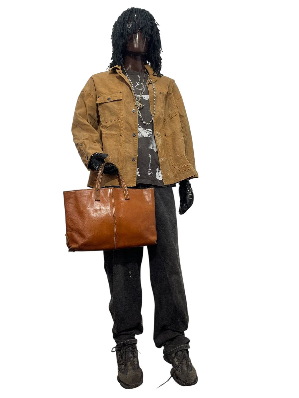 Leather Full Leather Artisan Deux Moncx Japan Tote Bag 6🟩 Size ONE SIZE - 3 Thumbnail