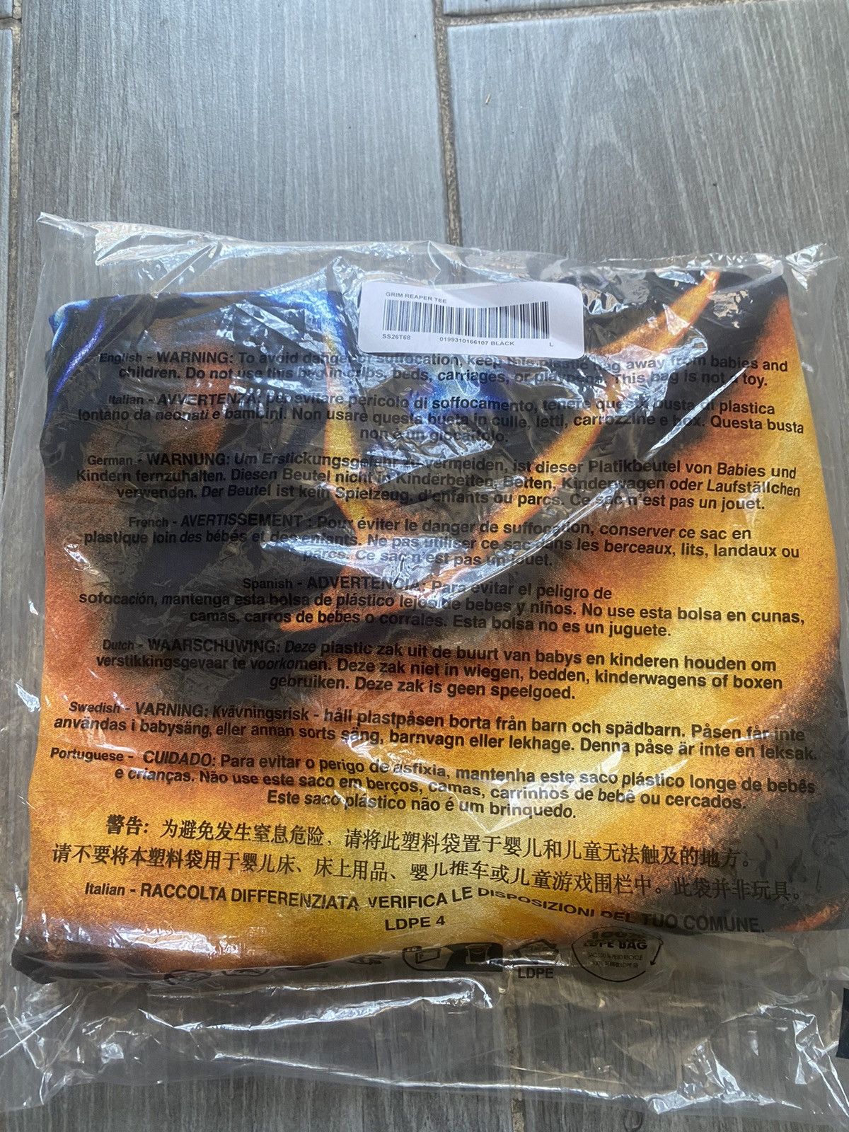 Supreme Supreme Grim Reaper Tee Black Large Size US L / EU 52-54 / 3 - 1 Thumbnail