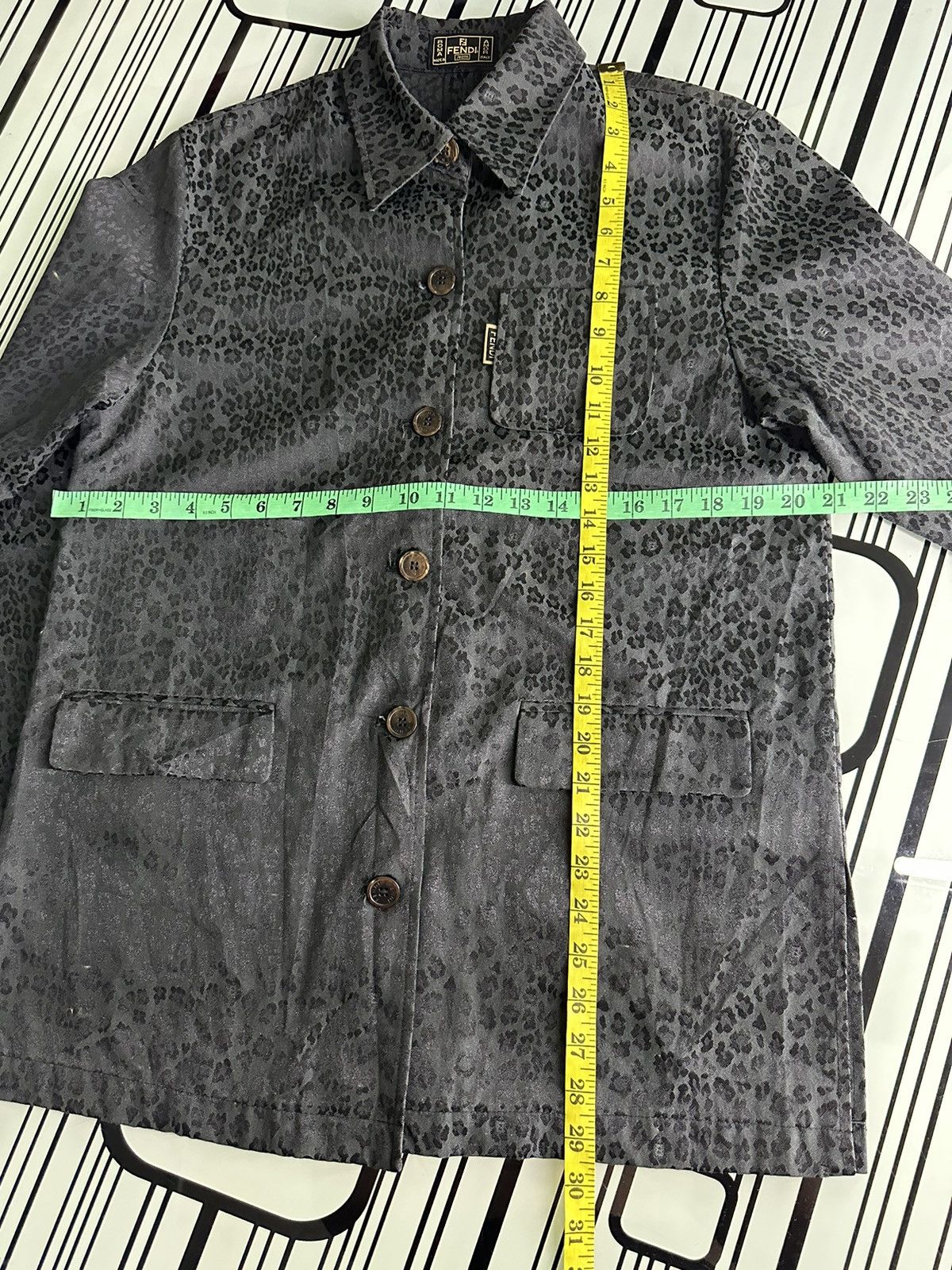 Fendi Vintage Fendi Leopard Jacket Size US M / EU 48-50 / 2 - 15 Thumbnail