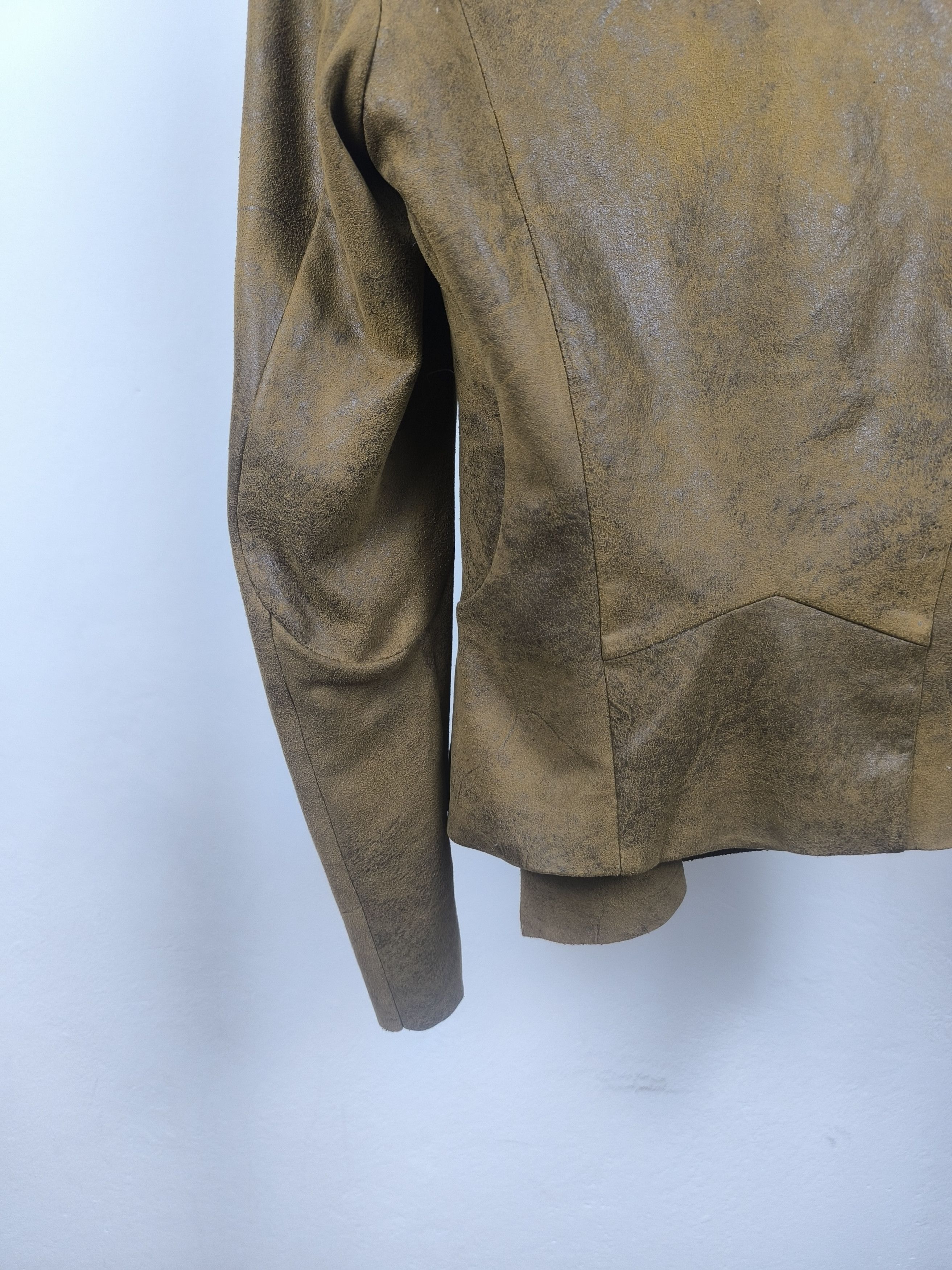 Japanese Brand Asymmetrical Blistered Avant Garde Jacket Rick Owens Dupe Size US XS / EU 42 / 0 - 5 Thumbnail