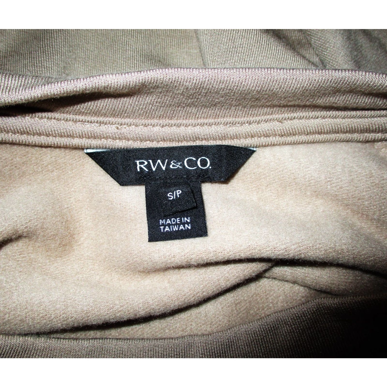 Vintage RW & CO. Taupe Heavy Stretch Long Sleeve Top Women's S/P NWOT Size S / US 4 / IT 40 - 7 Thumbnail