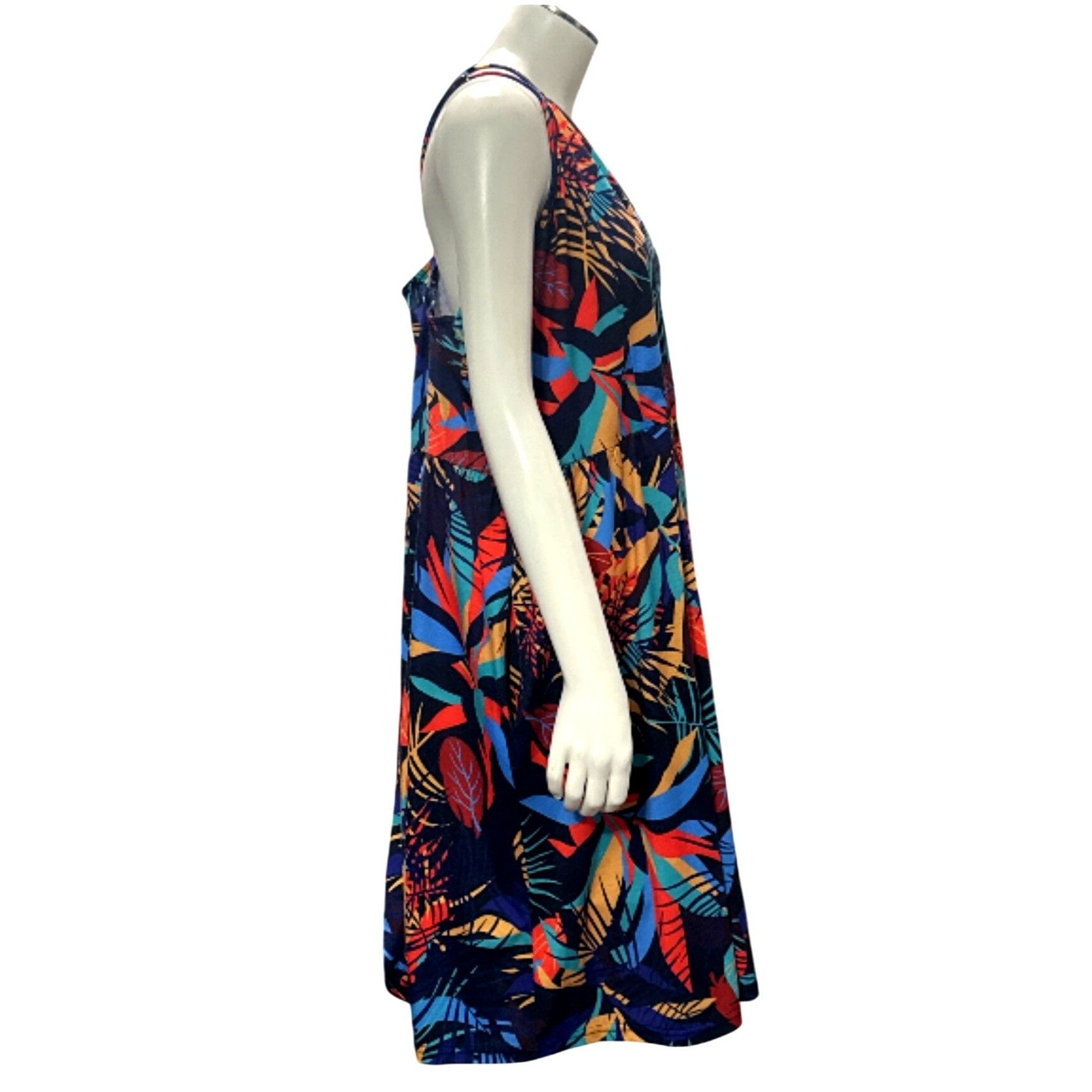 Other CCC Colorful Bohemian Style Spaghetti Strap Dress V Neck Tro Size M / US 6-8 / IT 42-44 - 4 Thumbnail