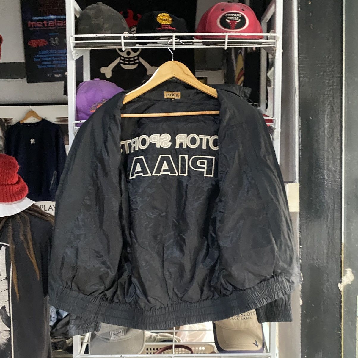 Japanese Brand 🔥🔥Vintage PIAA Motorsport Racing Hooded Jacket Size US M / EU 48-50 / 2 - 3 Thumbnail