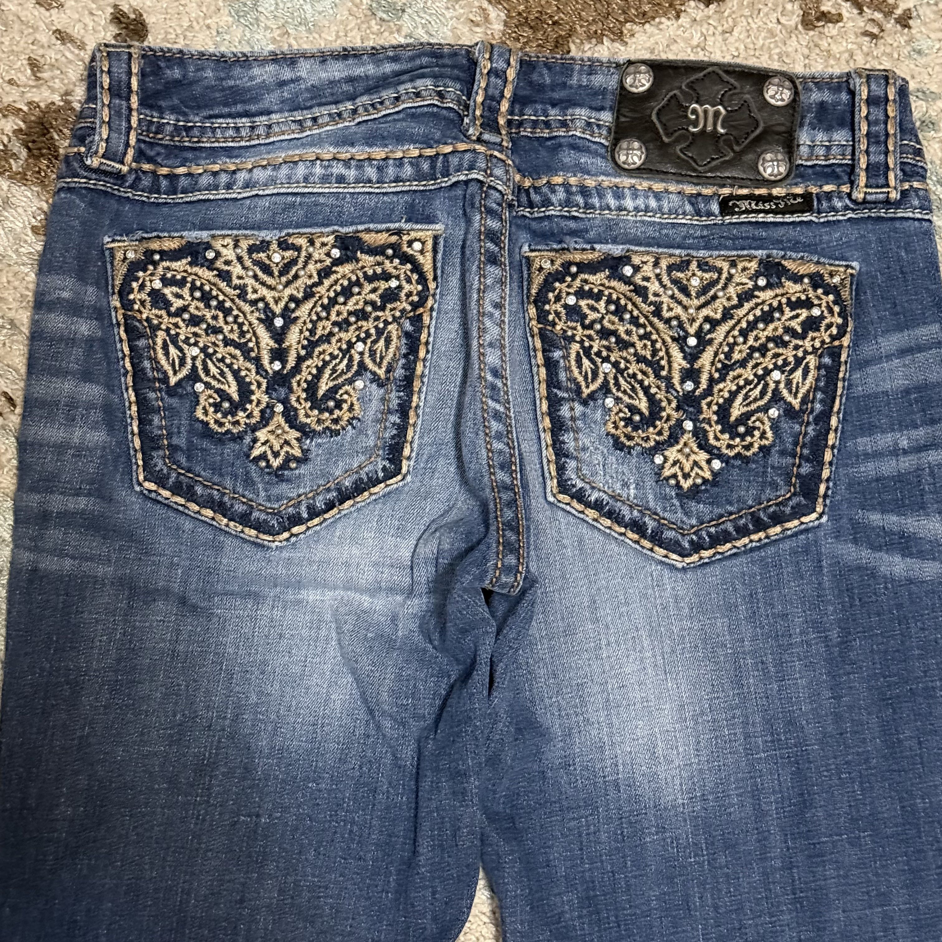 Miss Me Vintage Miss Me Paisley Low Rise Bootcut Jeans 28x33 Y2K Size 28" / US 6 / IT 42 - 3 Thumbnail