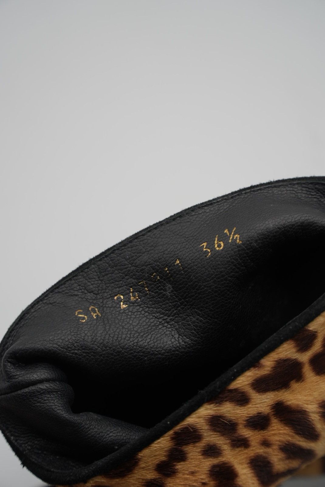 Saint Laurent Paris Yves Saint Laurent Stiletto-Heeled Leopard Boots Size US 6.5 / IT 36.5 - 9 Thumbnail