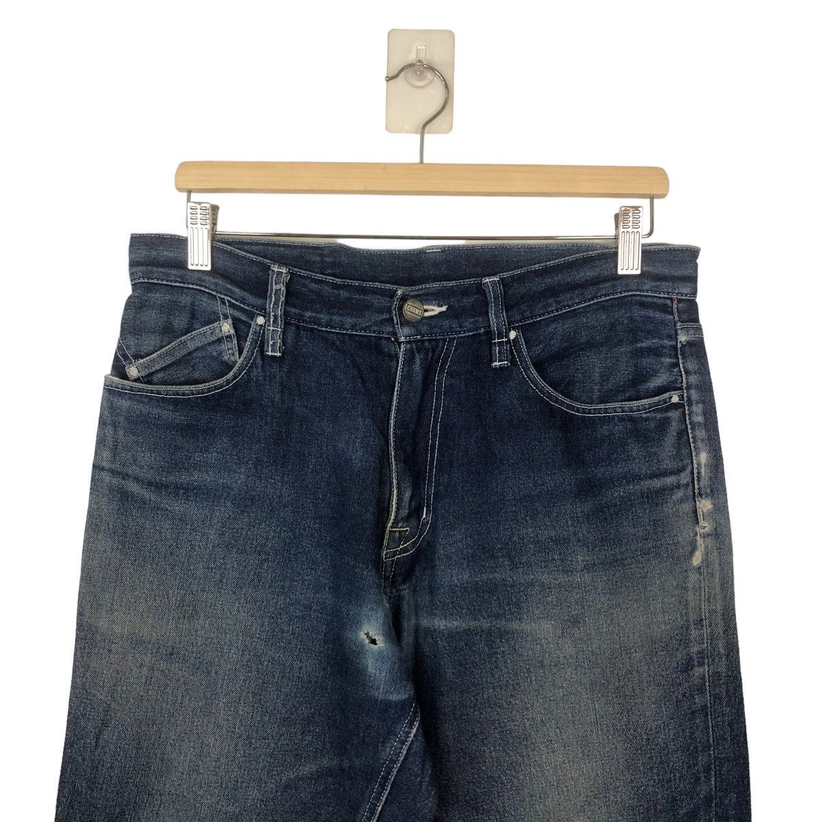 Japanese Brand VINTAGE DISTRESSED DENIM SELVEDGES CHUMS JAPAN Size US 30 / EU 46 - 2 Thumbnail
