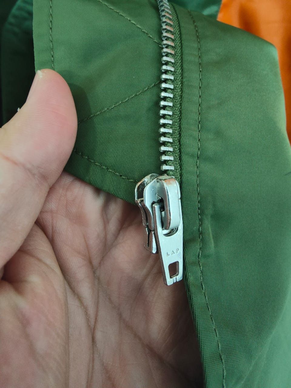 Vintage vintage Los Angeles Project LAP Jacket green orange Size US L / EU 52-54 / 3 - 5 Thumbnail