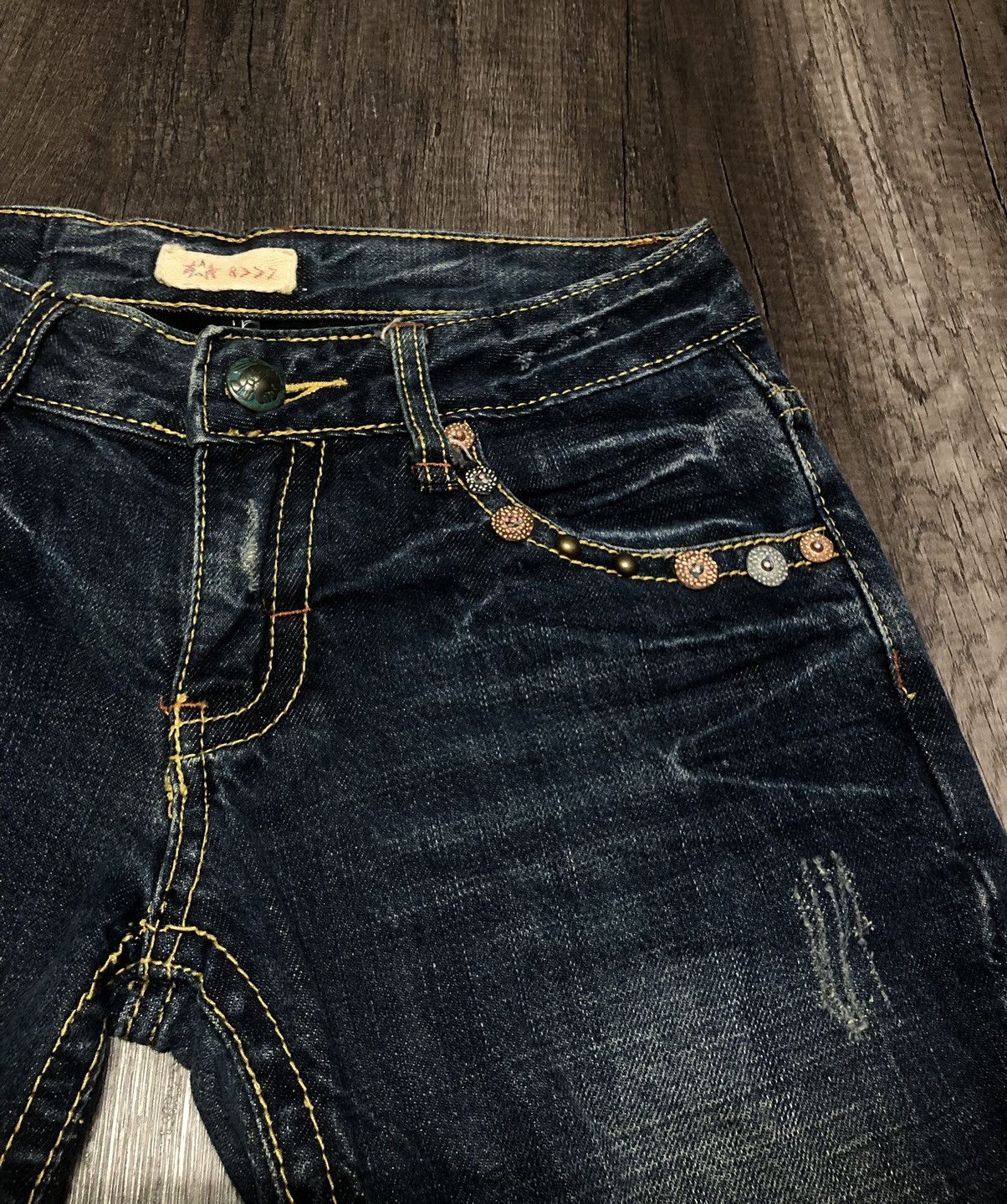 Japanese Brand × REEF Vintage Reef Flare Distressed Jeans (unisex) Size 29" - 18 Thumbnail