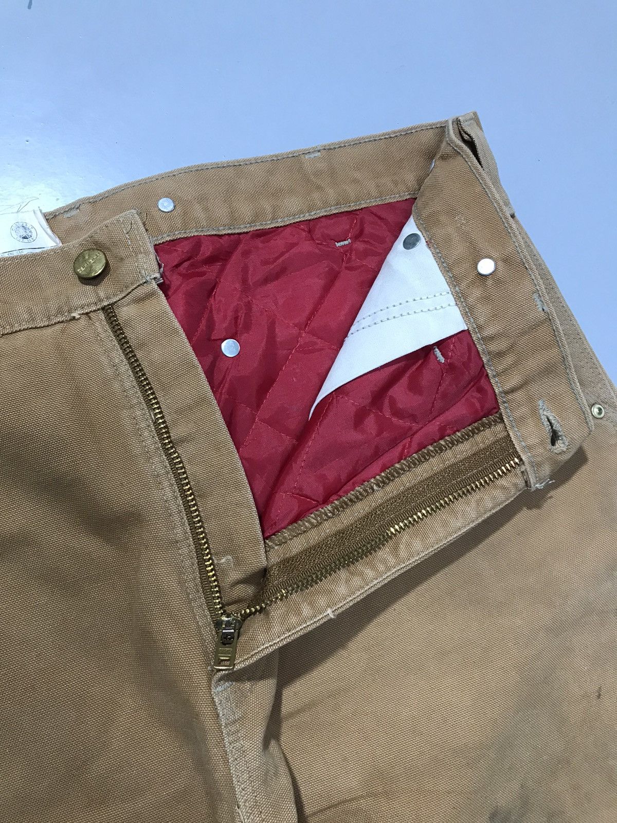 Carhartt Vintage Carhartt B10 BRN quintet line workwear denim Size US 34 / EU 50 - 7 Thumbnail