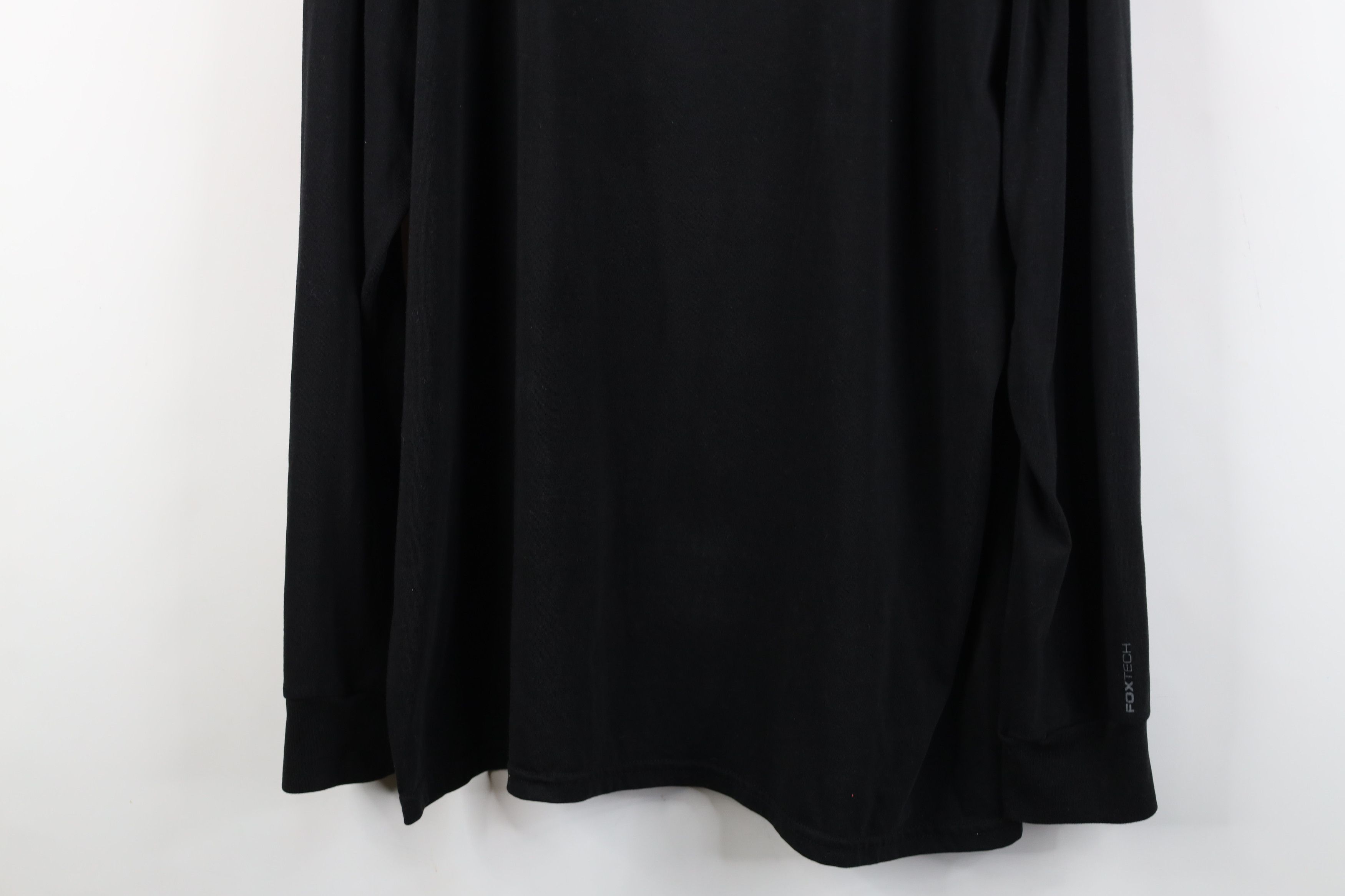 Fox Racing Vintage Y2K Fox Racing Center Logo Long Sleeve T-Shirt Black Size US XL / EU 56 / 4 - 3 Thumbnail