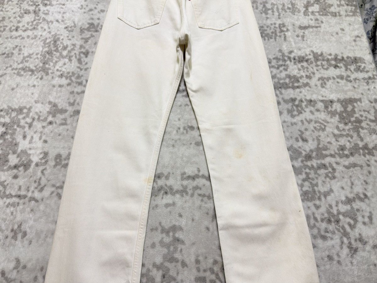 Levi's Vintage 80s LEVI'S 501 White Single R Denim Jeans Size US 30 / EU 46 - 12 Thumbnail