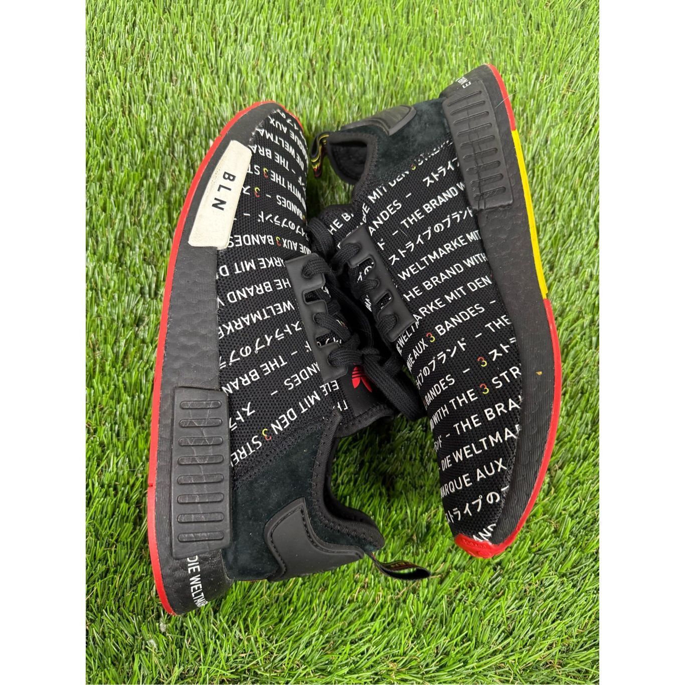 Adidas Adidas NMD R1 Mens Size 11.5 EG6363 Black Red Sneakers Size US 11.5 / EU 44-45 - 5 Thumbnail