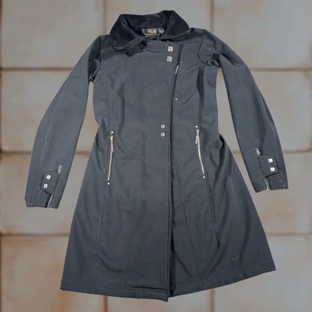 Mountain Hardwear Mountain Hardwear Coat Womens M Black Long Sherpa Collar Faux Fur Lining, Zip Front, Pockets, Insulated, Soft Shell, Wind-Resistant, Logo, Embroidered Size M / US 6-8 / IT 42-44 - 1 Thumbnail