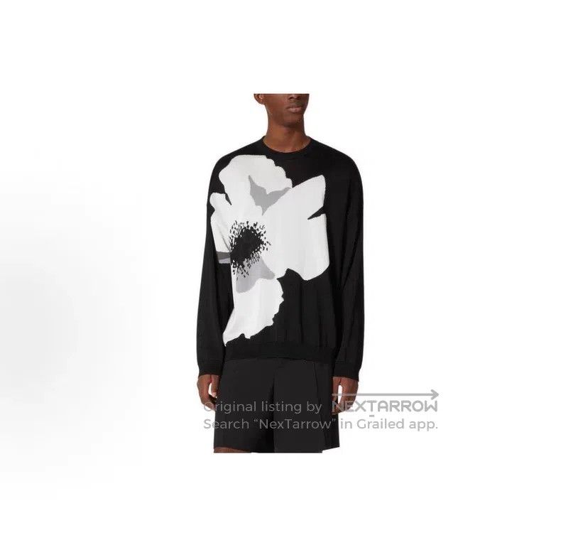 Valentino Valentino Floral print crewneck loose sweater Size US M / EU 48-50 / 2 - 3 Thumbnail