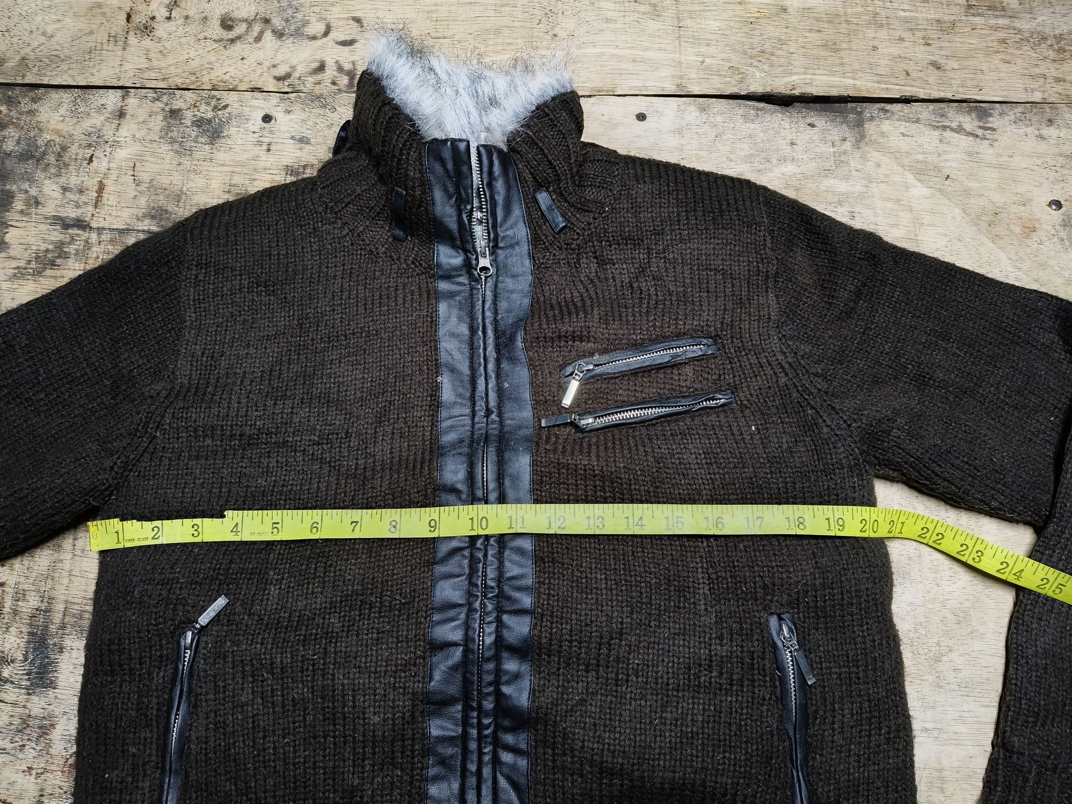 Japanese Brand Macalester Knitted Faux fur Jacket Size M / US 6-8 / IT 42-44 - 13 Thumbnail