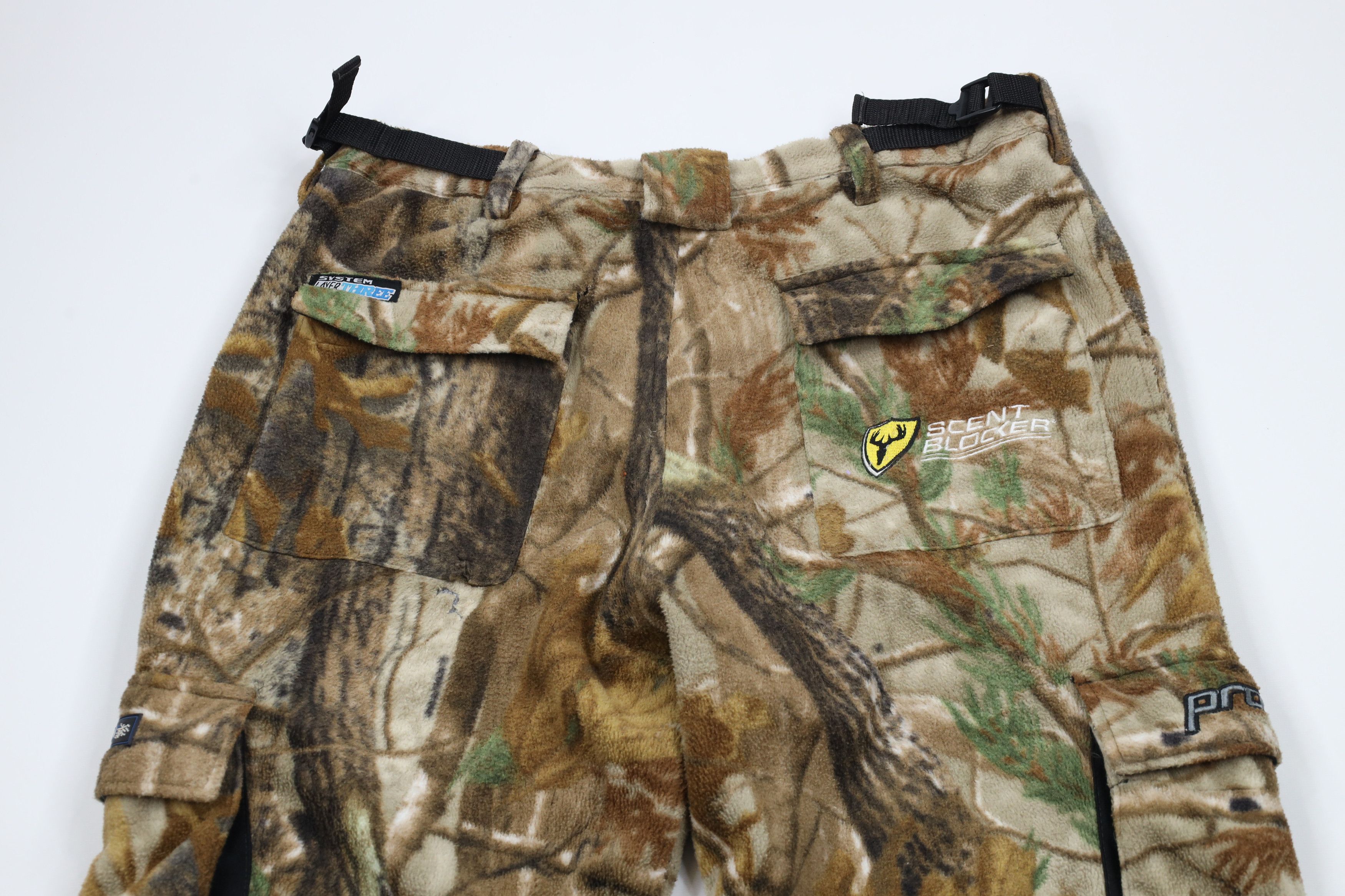 Vintage Vintage 90s Y2K Streetwear Fleece Camouflage Cargo Pants Size US 36 / EU 52 - 13 Thumbnail