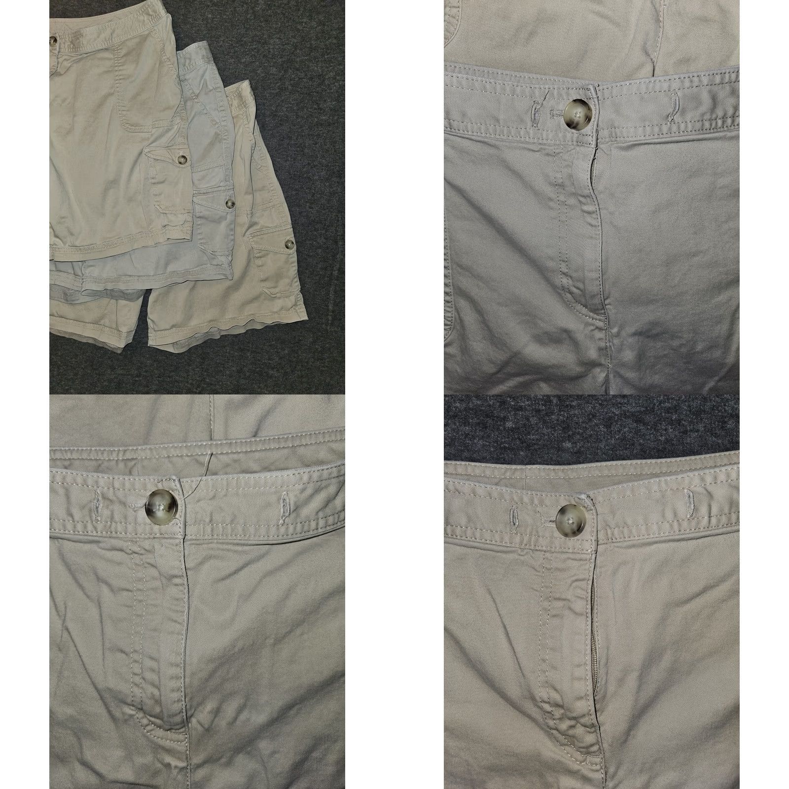 Vintage VINTAGE L.L. Bean Cargo Shorts Women's 20 Regular Favorite Fit Lot of 3 Beige Khaki Gray Shipping? Size 42" / US 20 - 8 Thumbnail
