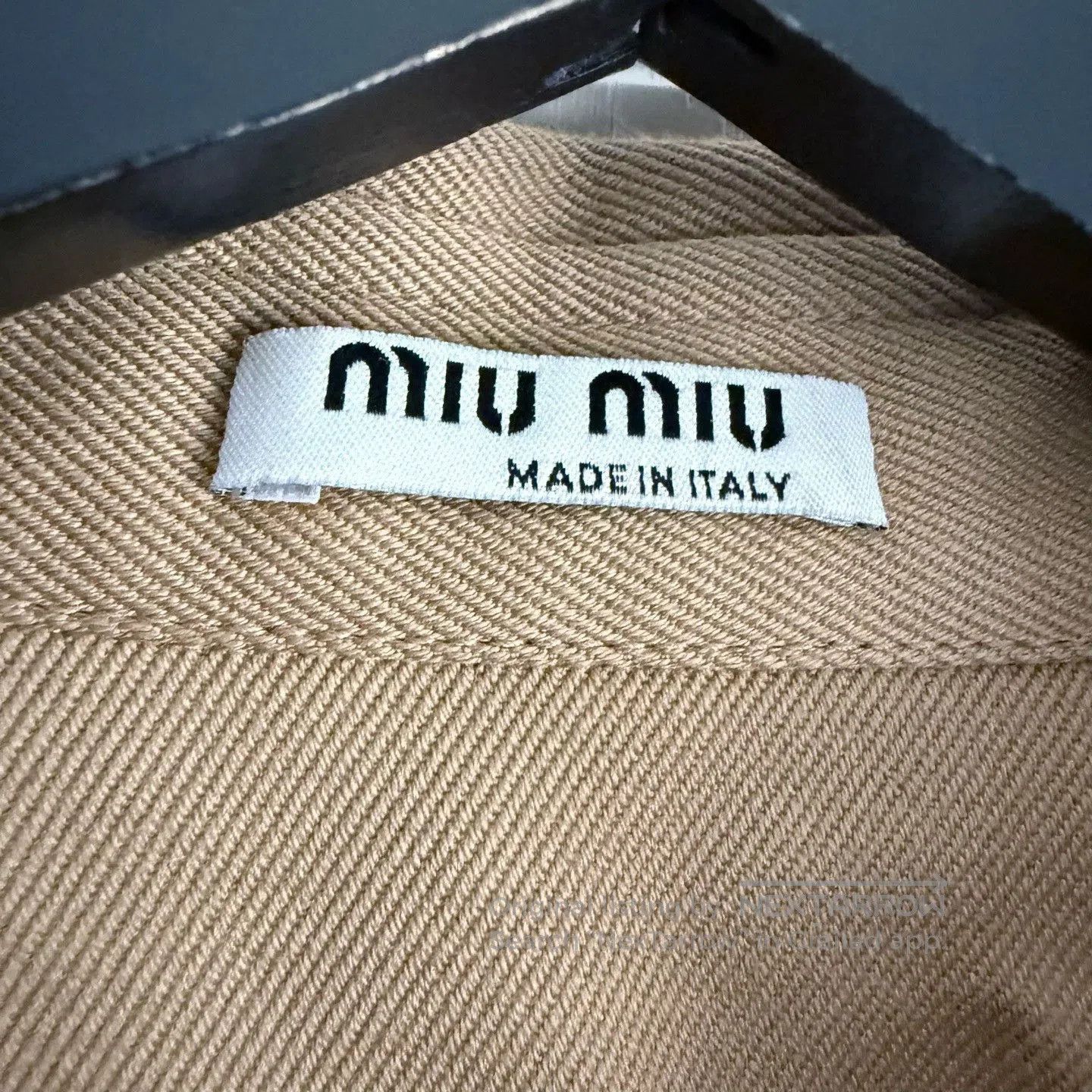 Miu Miu Miu Miu Cotton Denim Shirt. Size M / US 6-8 / IT 42-44 - 3 Thumbnail