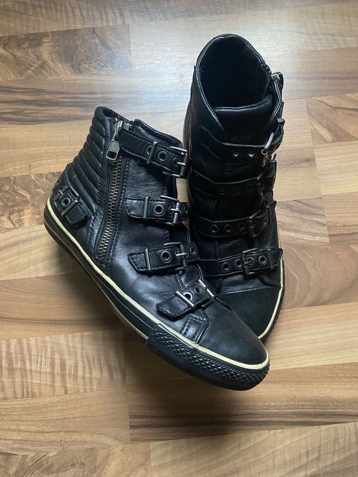 ASH × Converse × Vintage Rare Ash Studded Converse Size 9/42 | Grailed