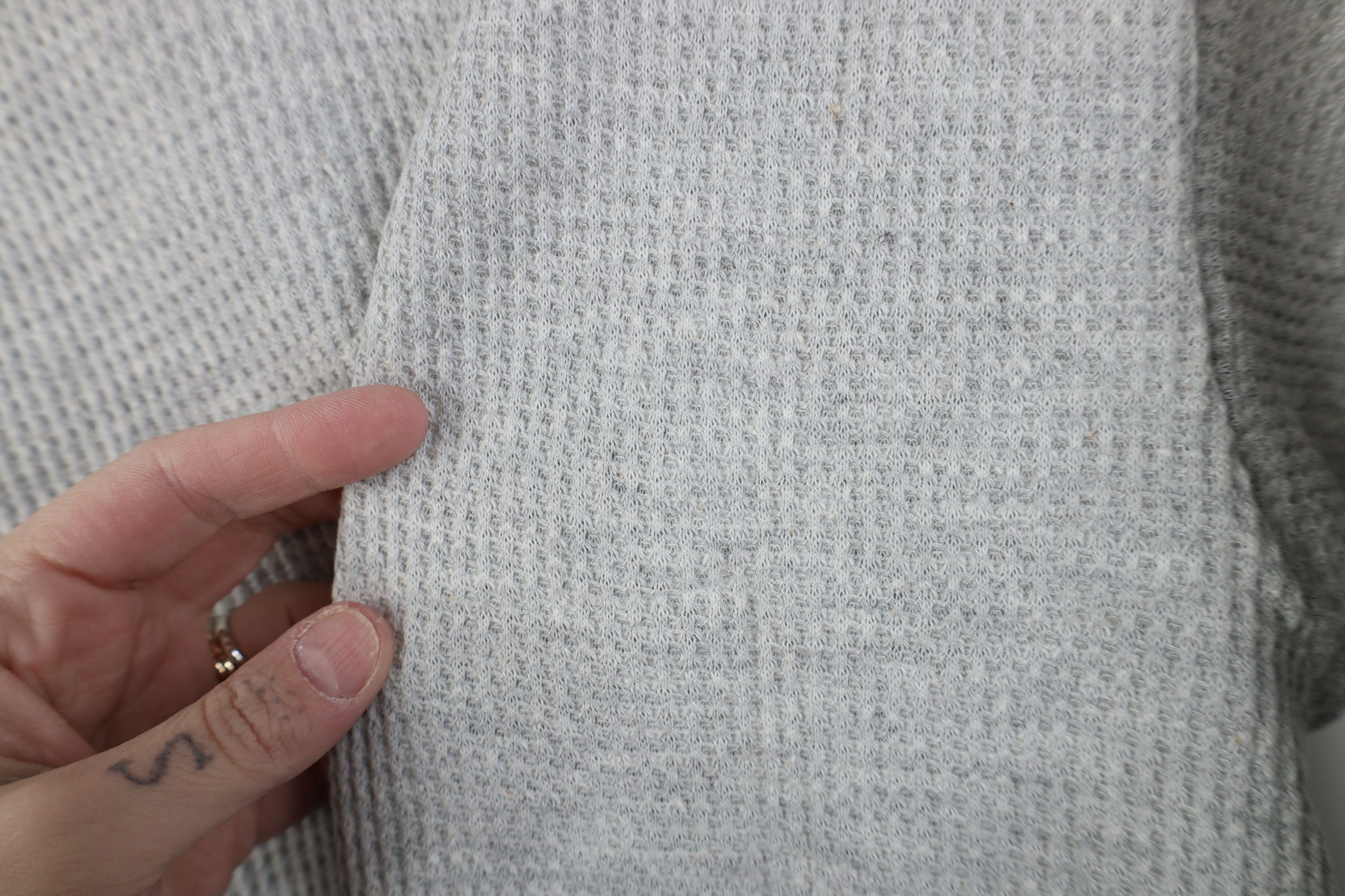 Vintage Vintage 70s Streetwear Waffle Knit Long Sleeve T-Shirt USA Size US L / EU 52-54 / 3 - 9 Thumbnail