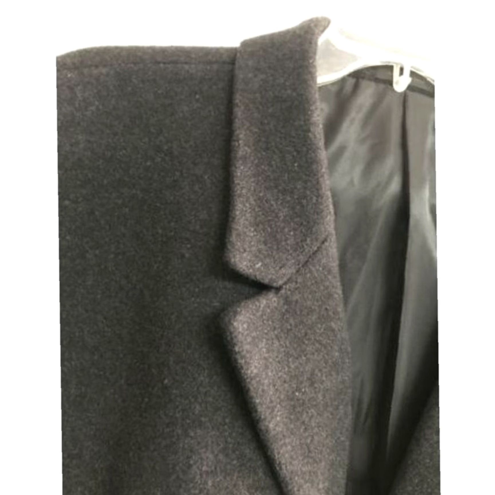 Calvin Klein Calvin Klein Wool Cashmere Overcoat 3 Button Lined 25x42 Pockets Wool Gray 3XL Men Big & Tall Coat Size US XXL / EU 58 / 5 - 4 Thumbnail