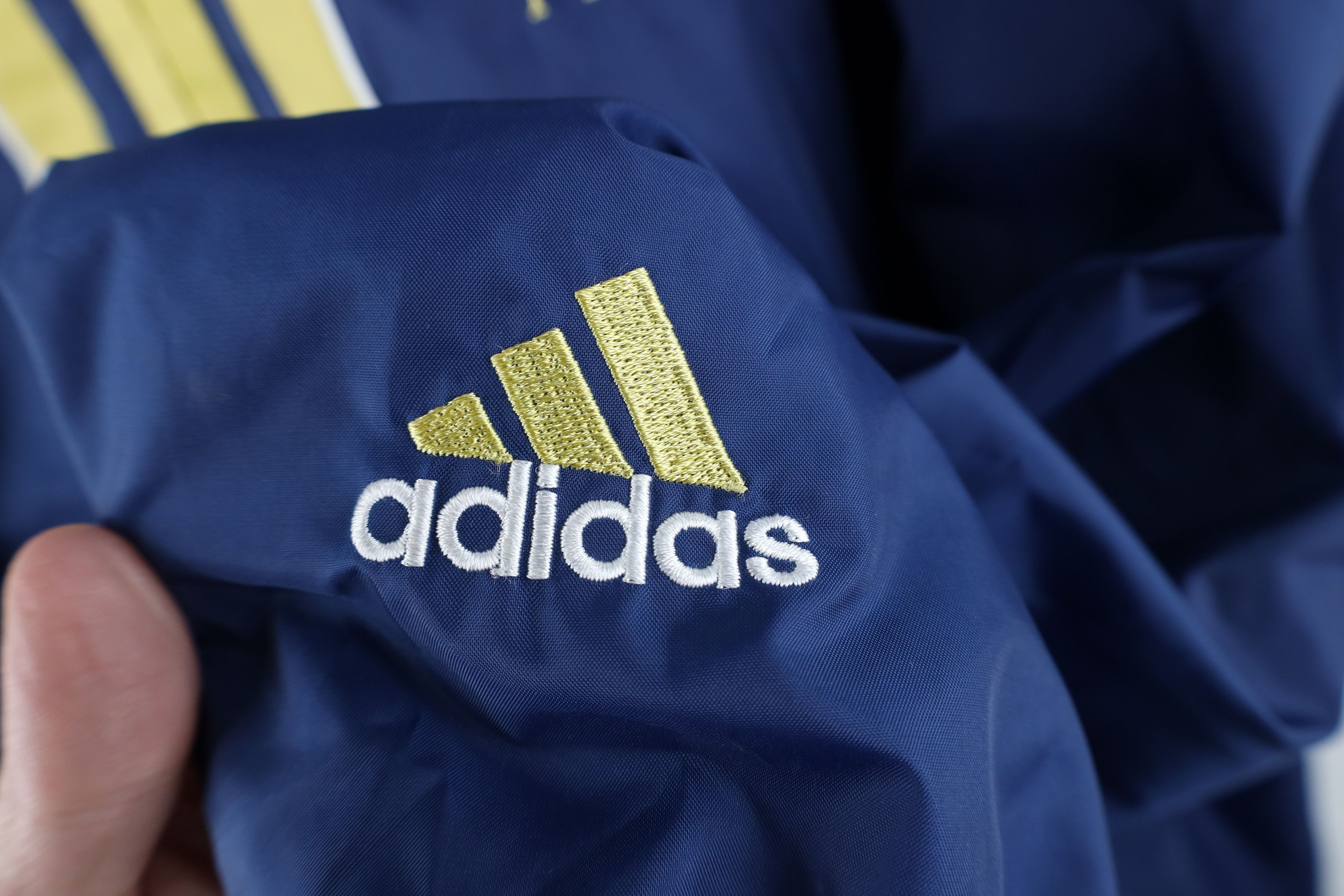 Adidas Vintage Adidas Dame University Lined Windbreaker Jacket Blue Size US XL / EU 56 / 4 - 6 Thumbnail